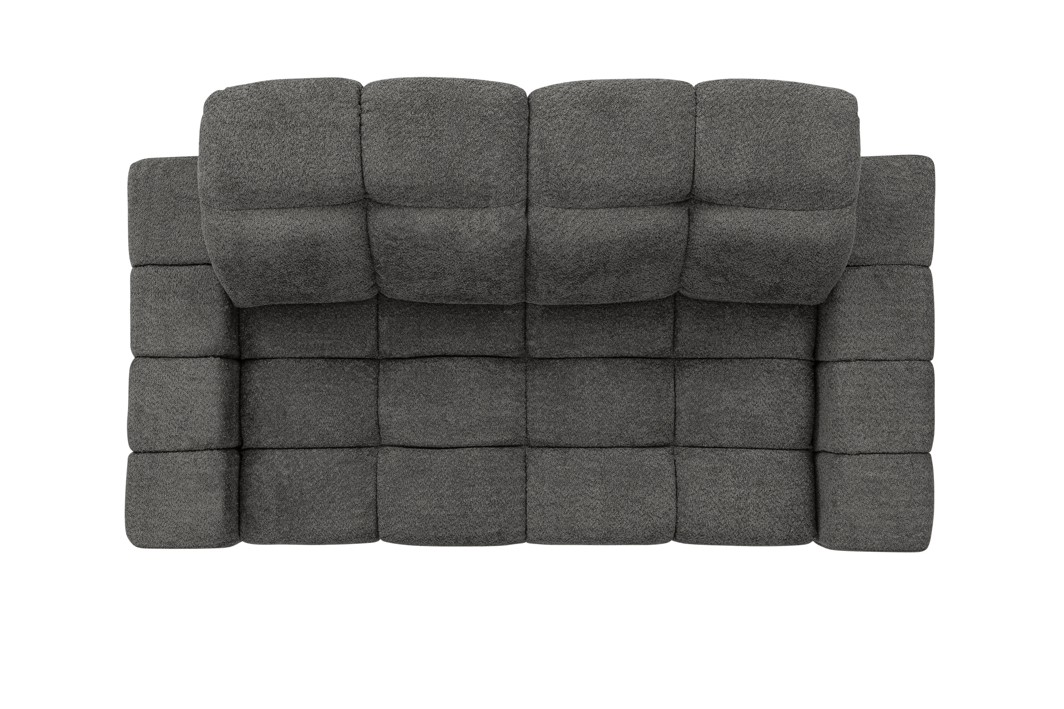 Trojmiestna elektrická pohovka Magnelio III - sivá bouclé Catch Me 25 Pohovka trojmiestna s elektricky výsuvným sedákem Magnelio III - šedá boucel Catch Me 25 