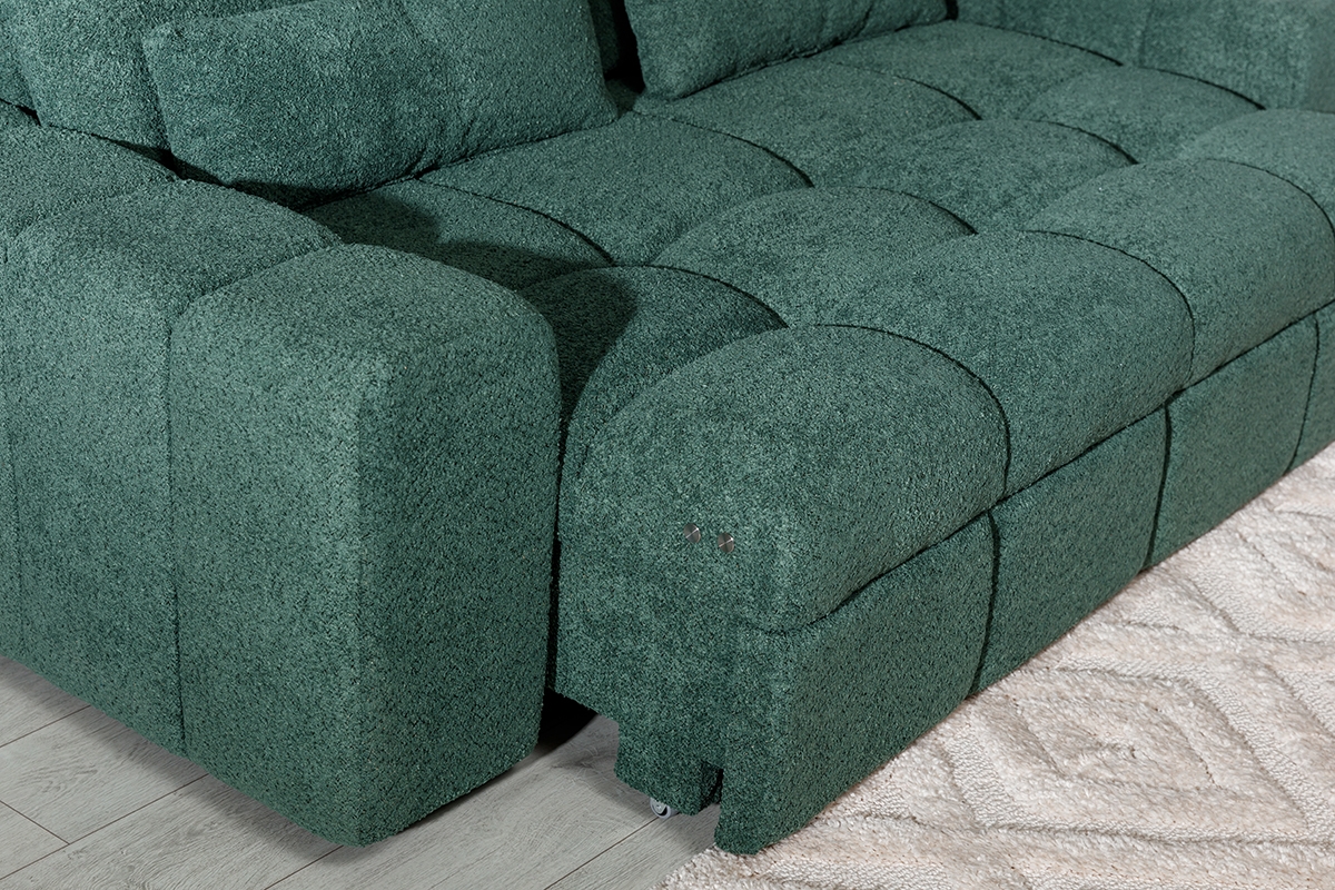 Elektrická trojmístná pohovka Magnelio III Pohovka z wysuwanym sedadlem 