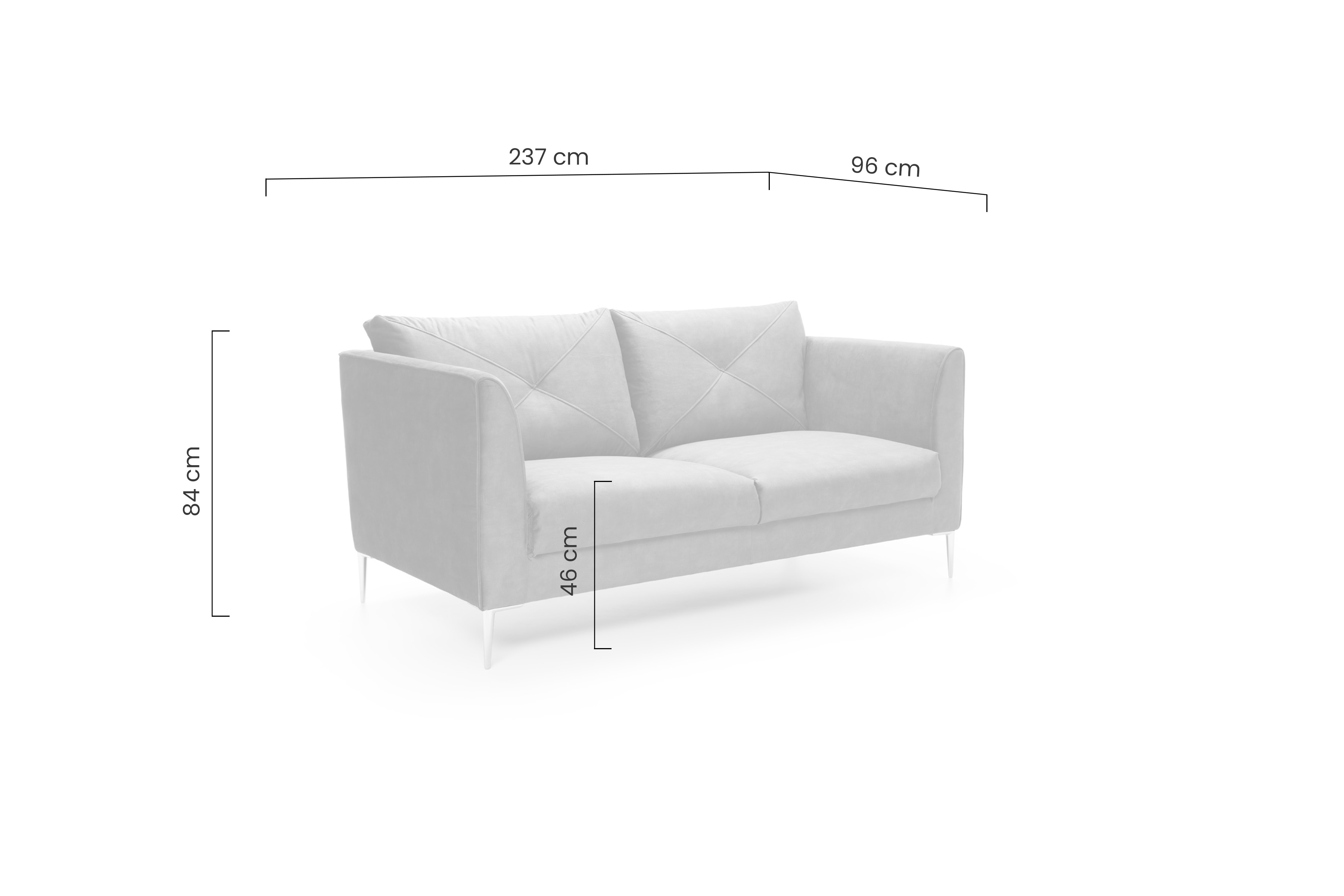 Pohovka trojmiestna Farina 3 Pohovka wypoczynkowa Farina trojmiestna