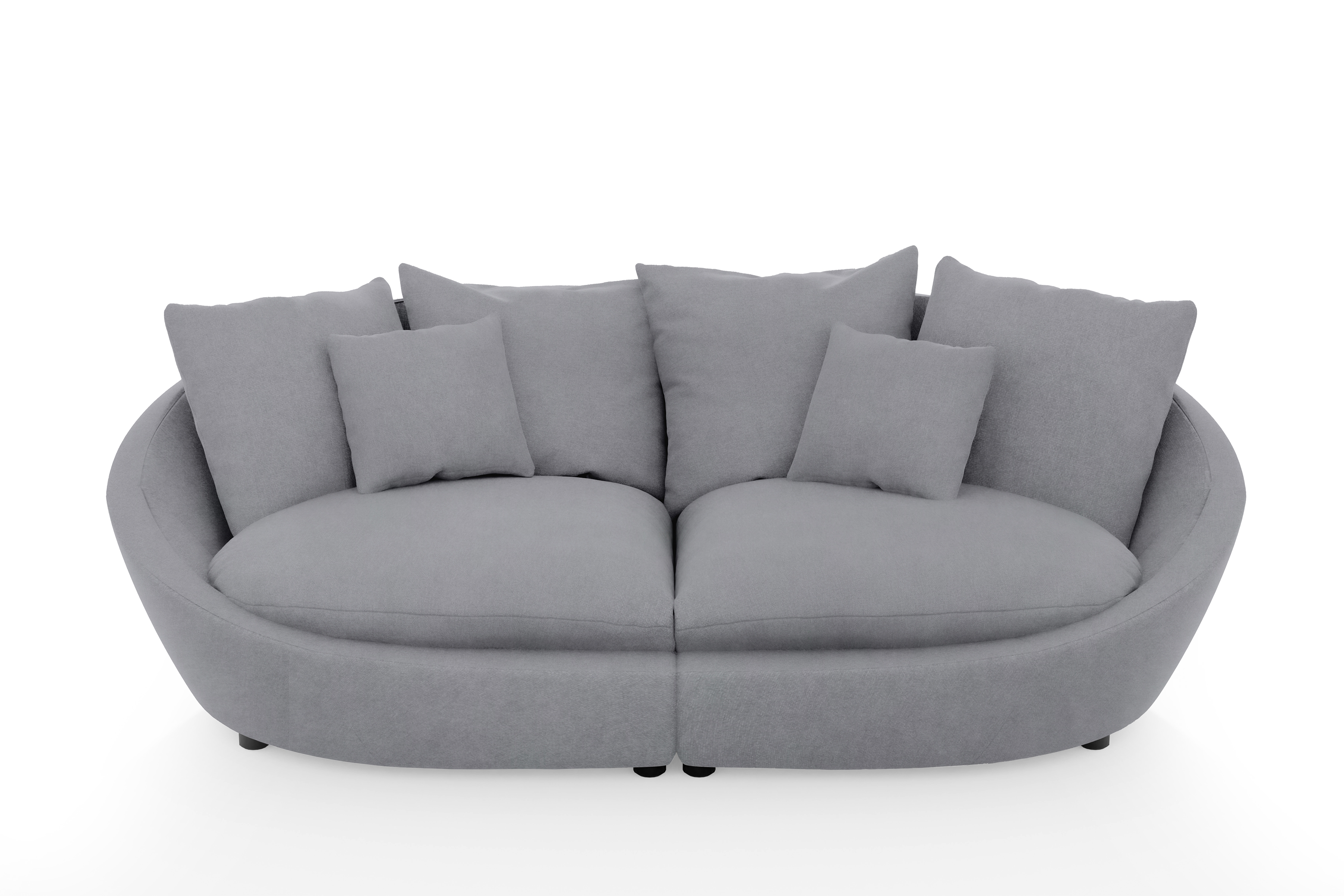 Pohovka Maui 2místná - grafitová látka Zoya 11 (KR10701) Pohovka wypoczynkowa Maui dvoumístná - grafitová Zoya 11 (kr10701)