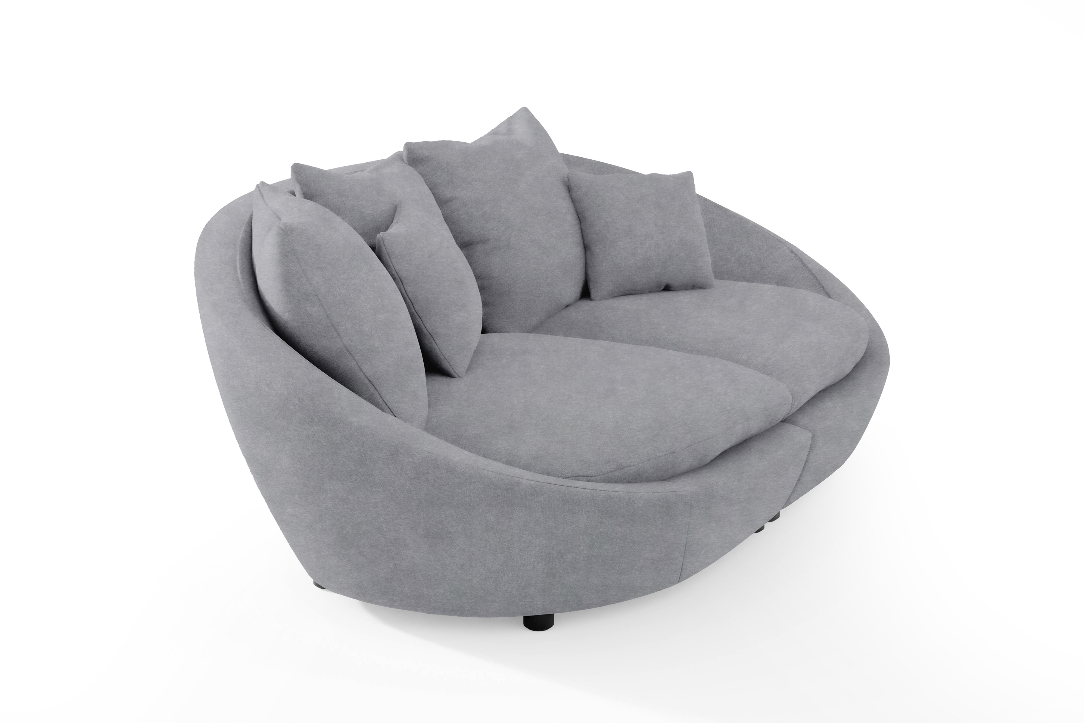 Pohovka Maui 2místná - grafitová látka Zoya 11 (KR10701) Pohovka wypoczynkowa Maui dvoumístná - grafitová Zoya 11 (kr10701)