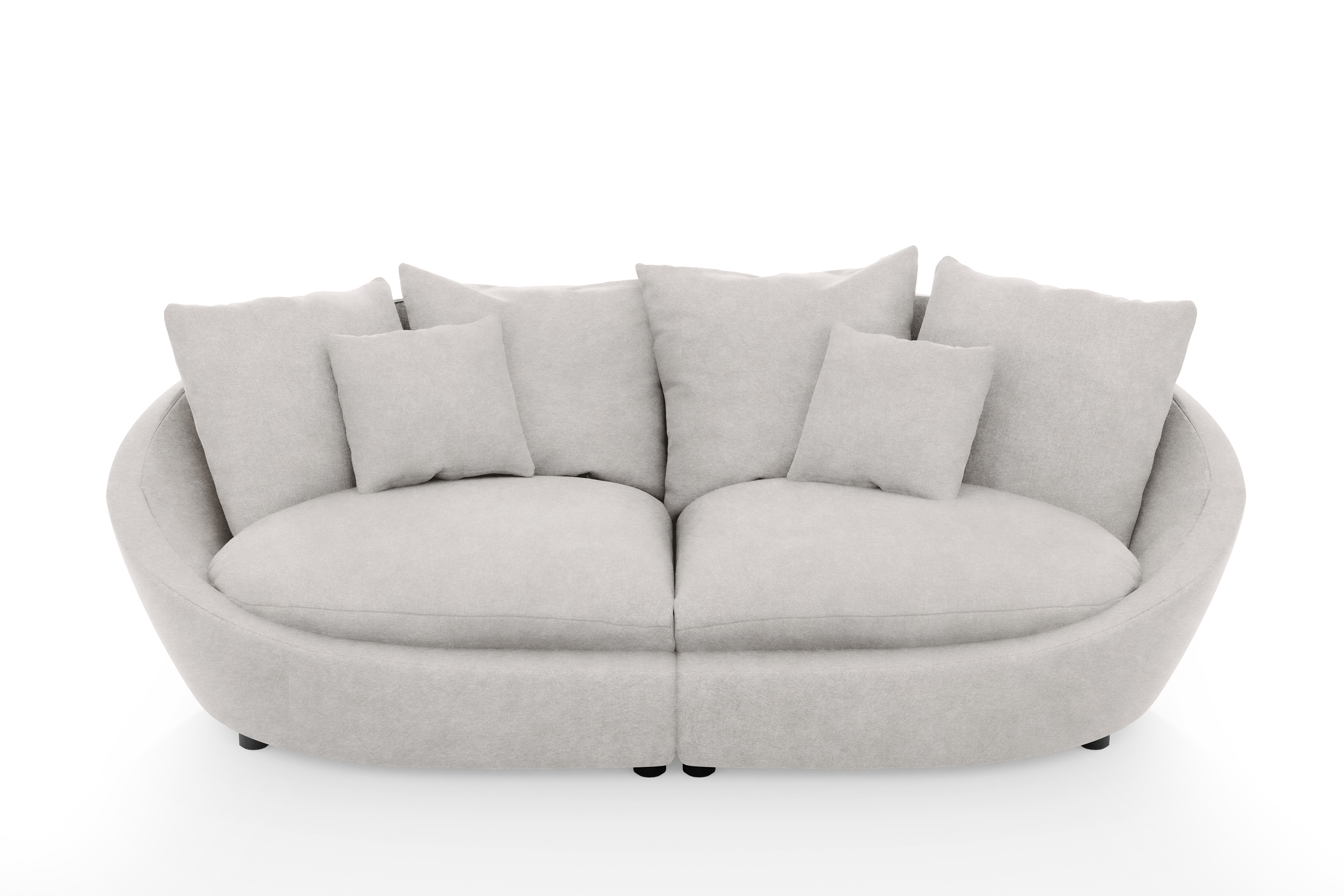 Pohovka Maui dvojmiestna - šedý látka Zoya 01 (KR10832) Pohovka wypoczynkowa Maui pre 2 osoby - šedý Zoya 01 (KR10832)