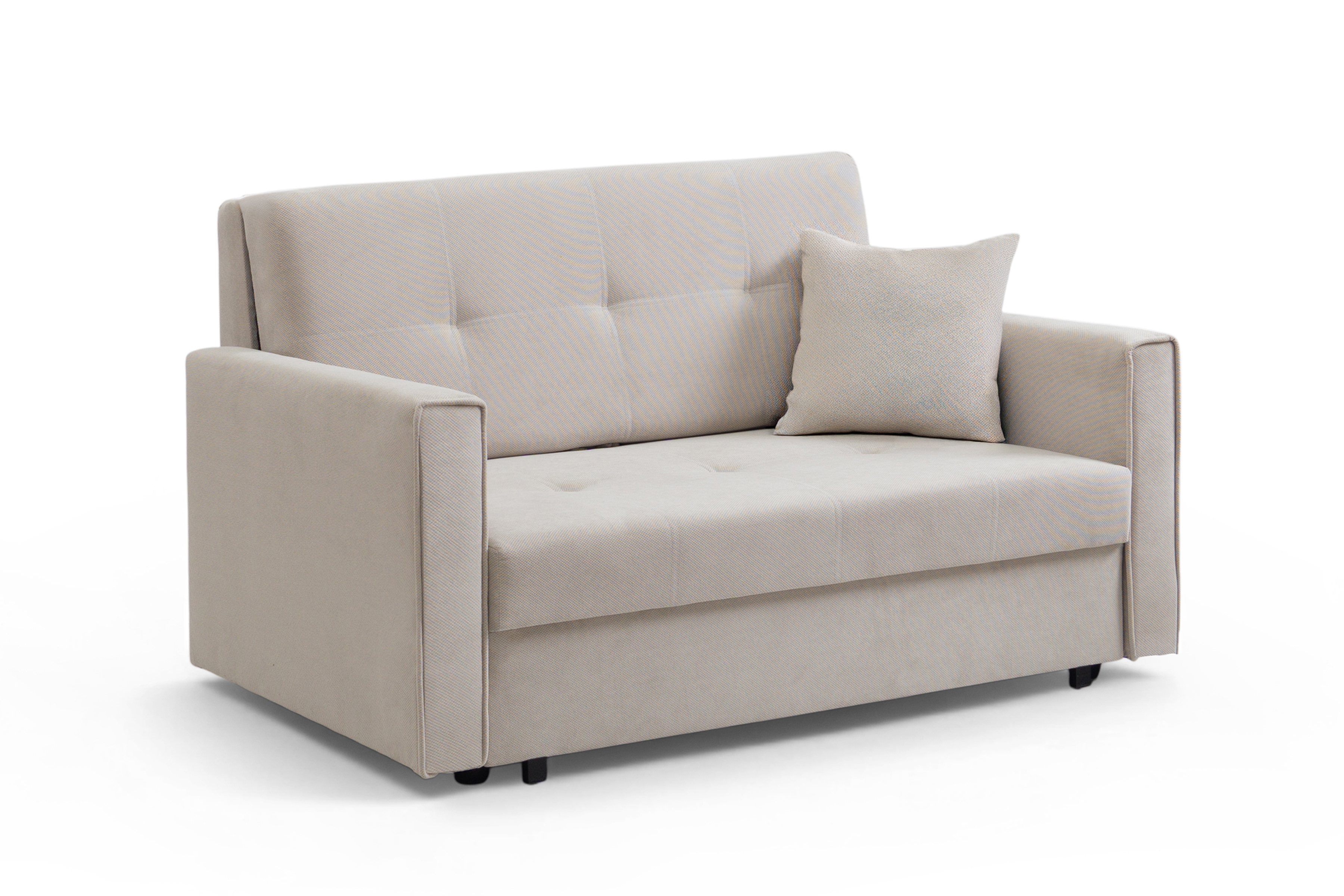 Pohovka rozkládací Aria rozkladana s úložným prostorem- béžová plusz Pretty 03  Pohovka rozkládací Aria rozkladana s úložným prostorem- béžová plusz Pretty 03 