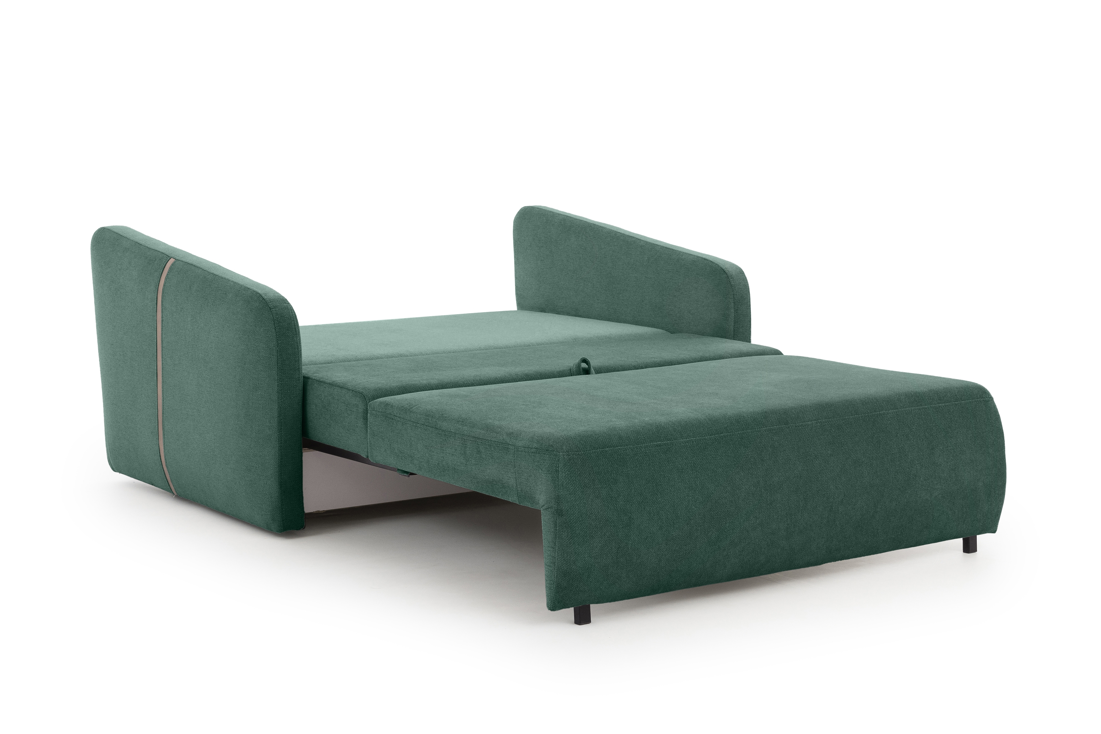 Pohovka Zeldia 135 rozkládací - zelená šenil hydrofobní  Spring 1116 Pohovka Zeldia 110 rozkládací - zelená šenil hydrofobní  Spring 1116