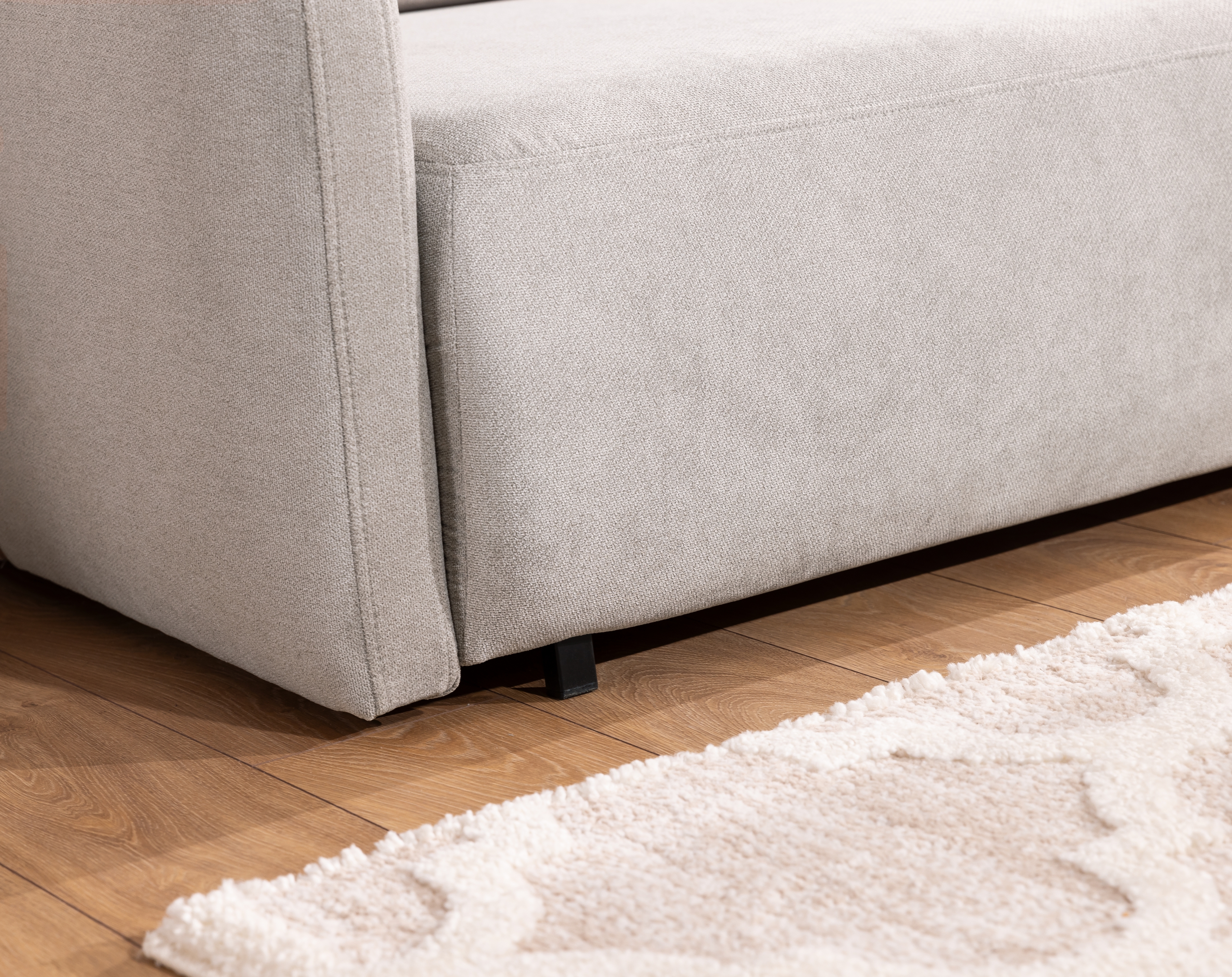 Pohovka Zeldia 105 s funkciou spánku - jasno šedý šenil hydrofobowy Spring 1104 Pohovka Zeldia 80 s funkciou spania - jasno šedý šenil hydrofobowy Spring 1104