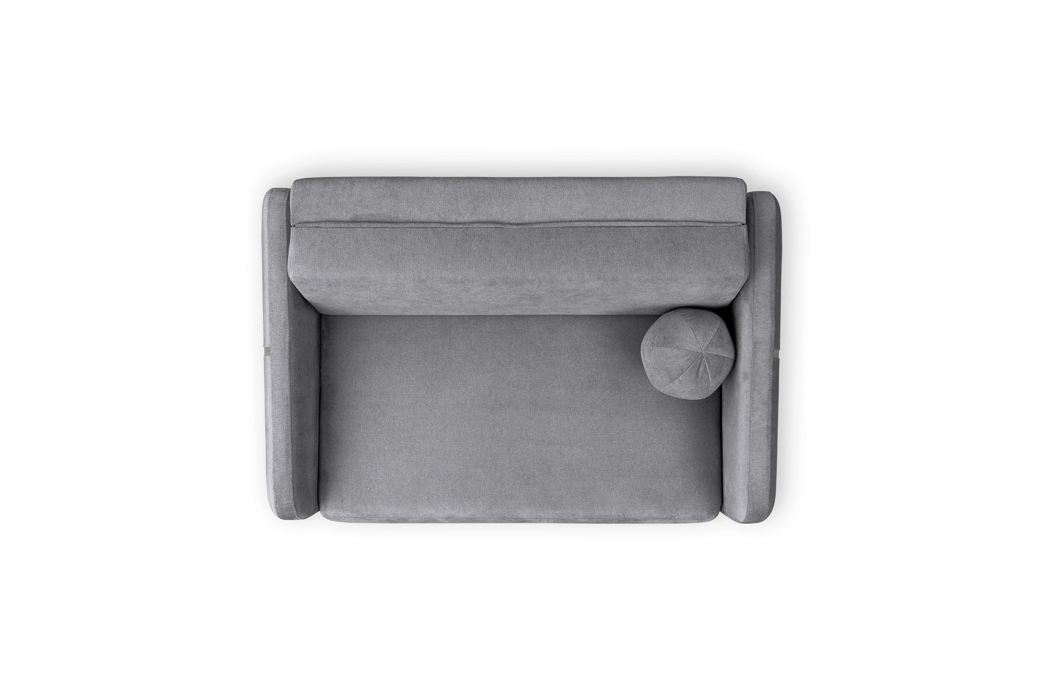 Pohovka Zeldia 105 s funkciou spánku - šedý šenil hydrofobowy Spring 1102 Pohovka Zeldia 80 s funkciou spania - šedý šenil hydrofobowy Spring 1102