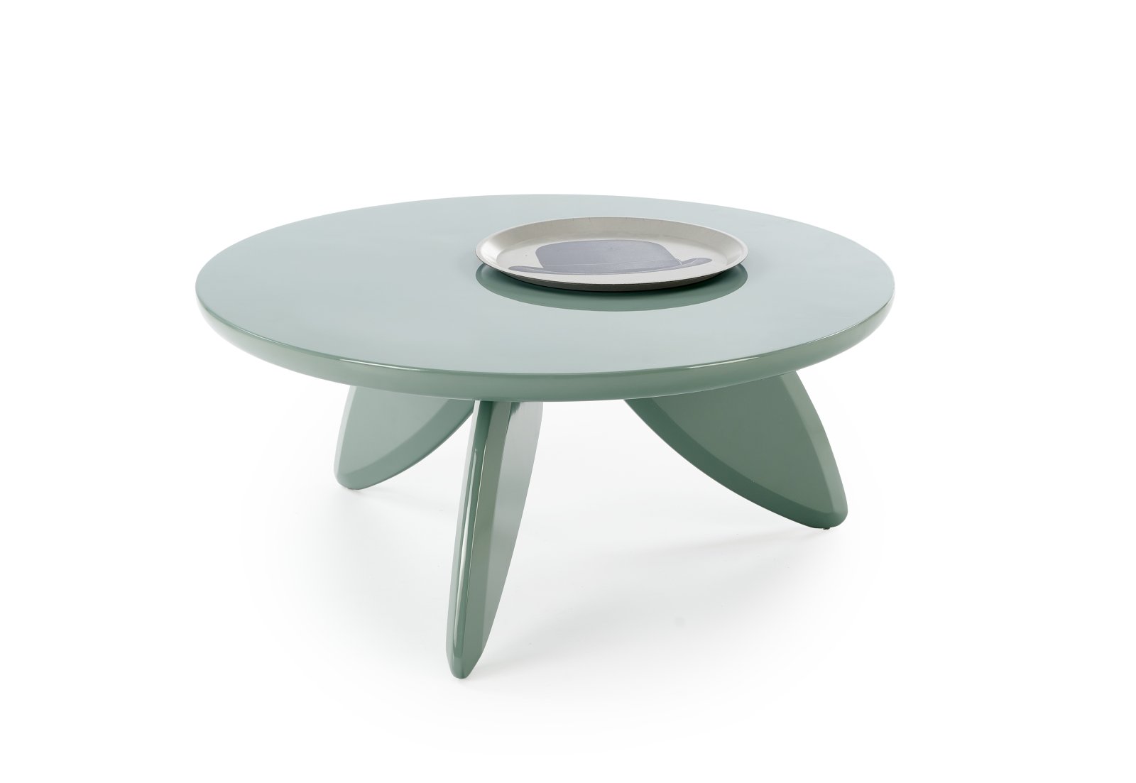 Kulatý konferenční stolek Soraya 80 cm – světle modrá soraya 2 Konferenční stolek, j.modrá (1p=1szt)