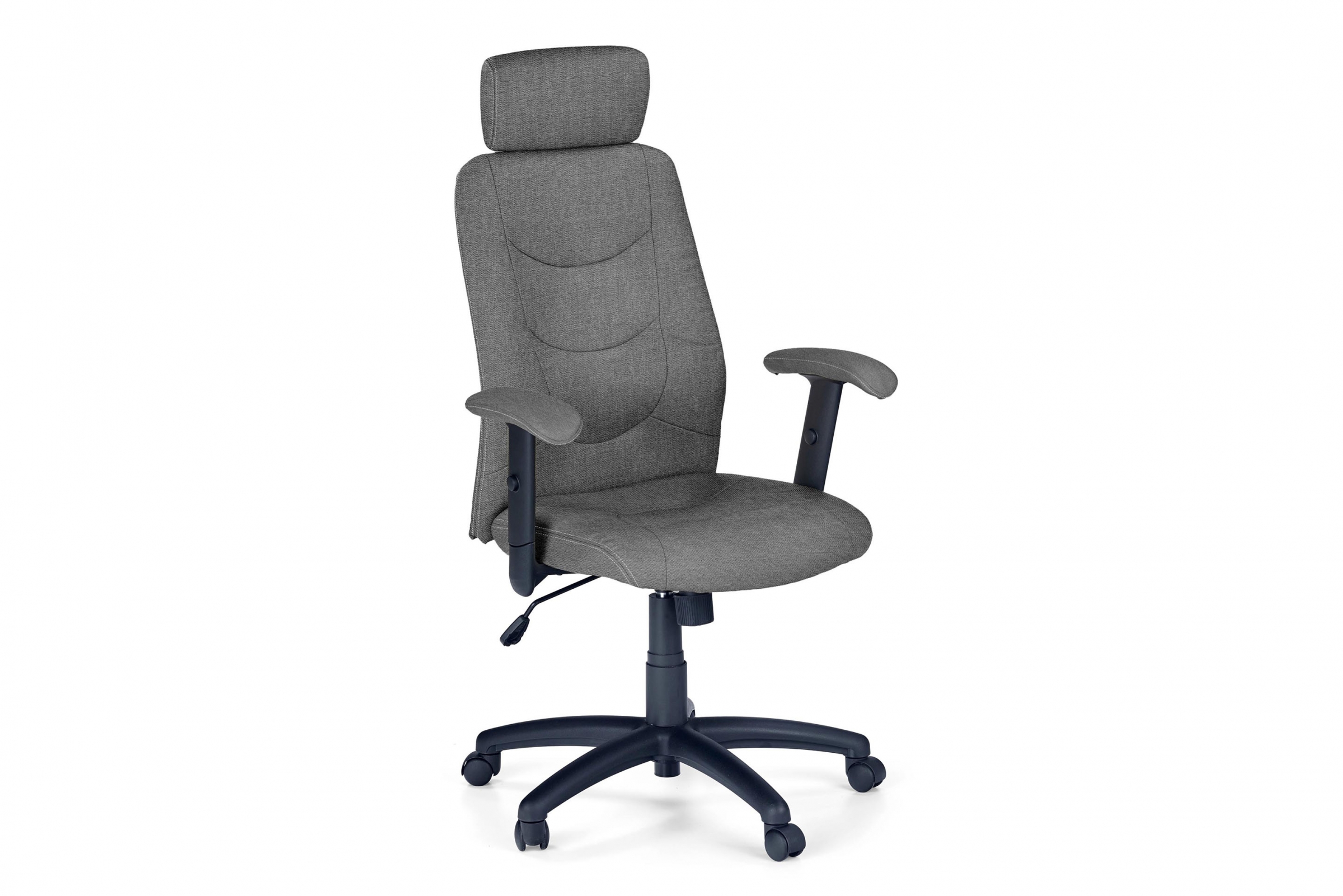 Kancelárske kreslo Stilo 2 s opierkami - tmavosivé STILO 2 Kreslo kancelárske tmavý Popolový