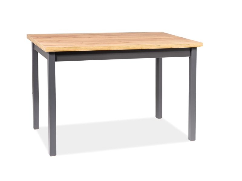 Stôl do jedálne Adam 100x60 cm - Dub lancelot / Antracytová Stôl adam dub lancelot / Antracytová 100x60