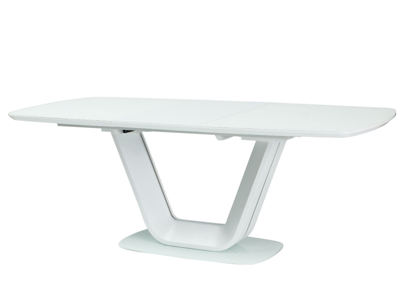 Stůl rozkládací Armani 160(220)X90 - Bílý mat Stůl armani bílý 160(220)x90