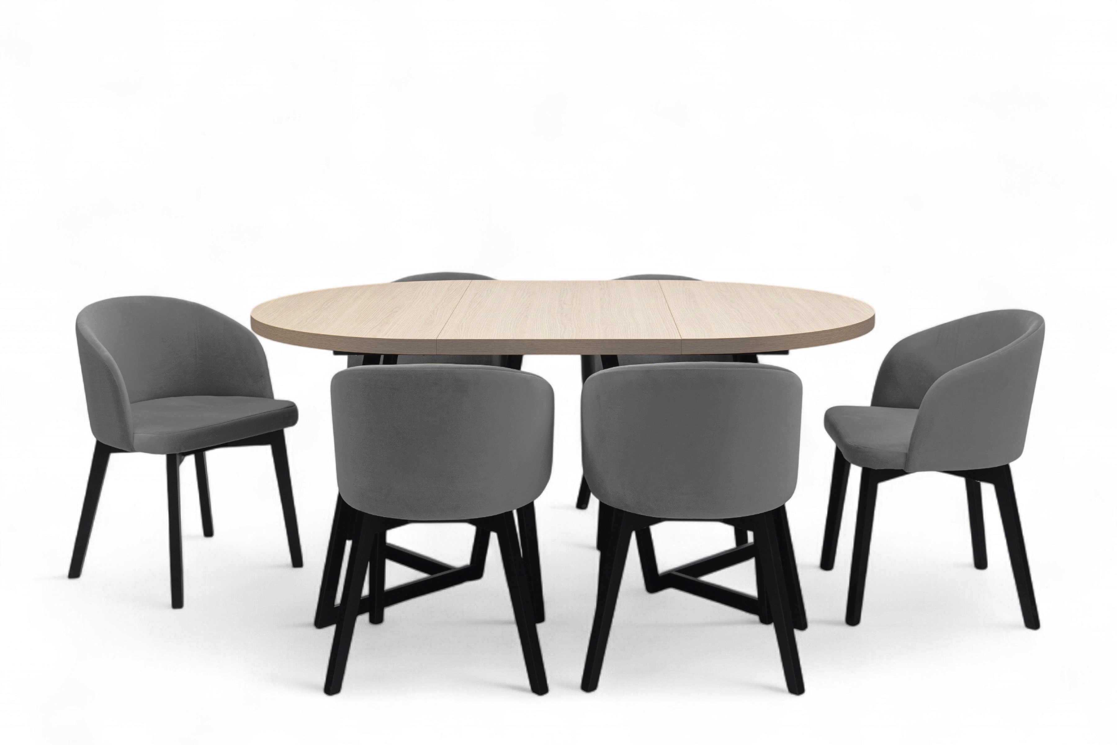 Rozkládací jídelní stůl Cedrus 95-150 cm - dub vinceza / černá Stůl Cedrus 95/150 cm loftový rozkladany - dub vinceza