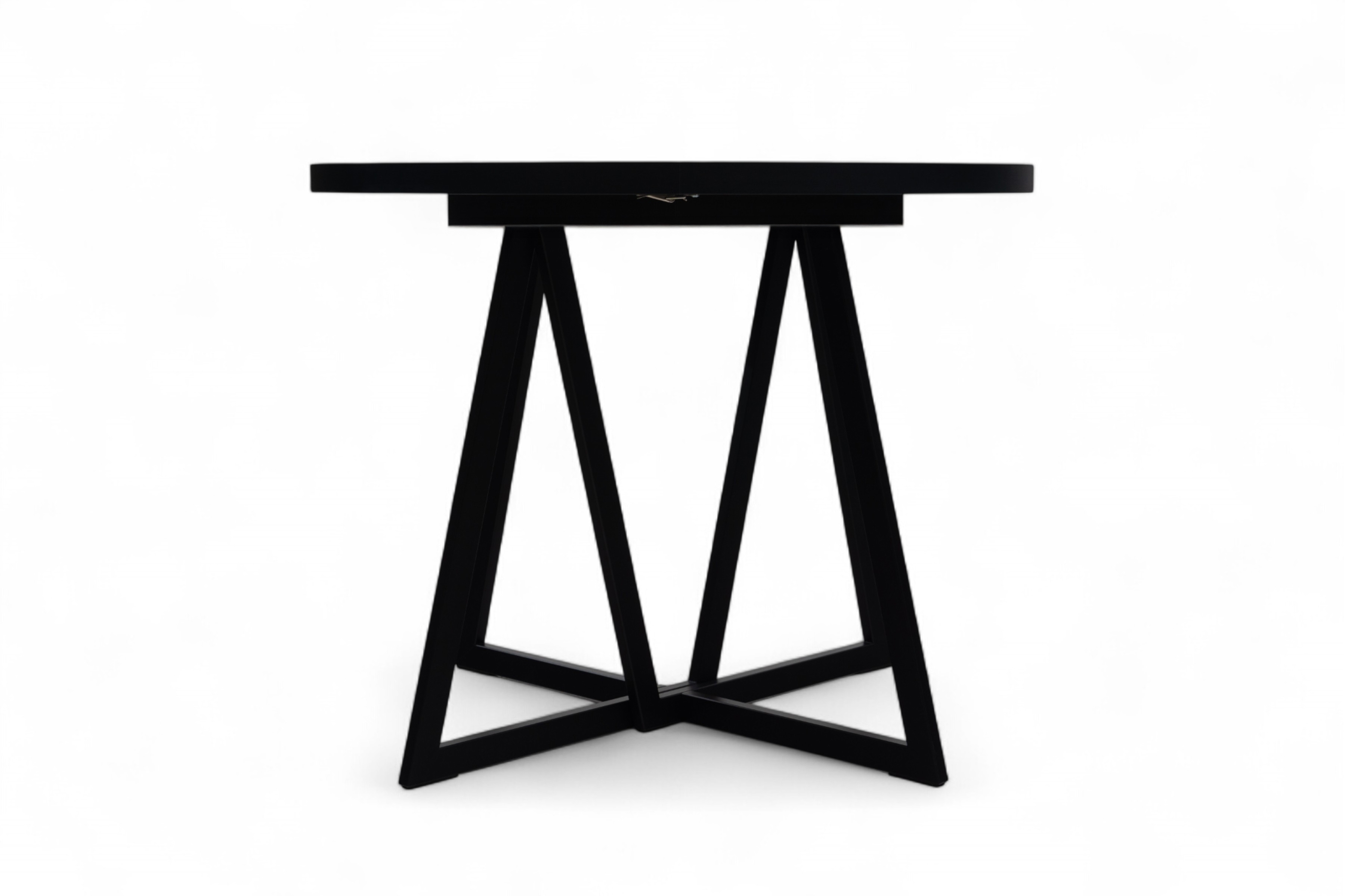 Rozkládací jídelní stůl Cedrus Rozeta 95-150 cm - dub estana / černá Stůl Cedrus 95 cm loftový rozkladany - dub estana