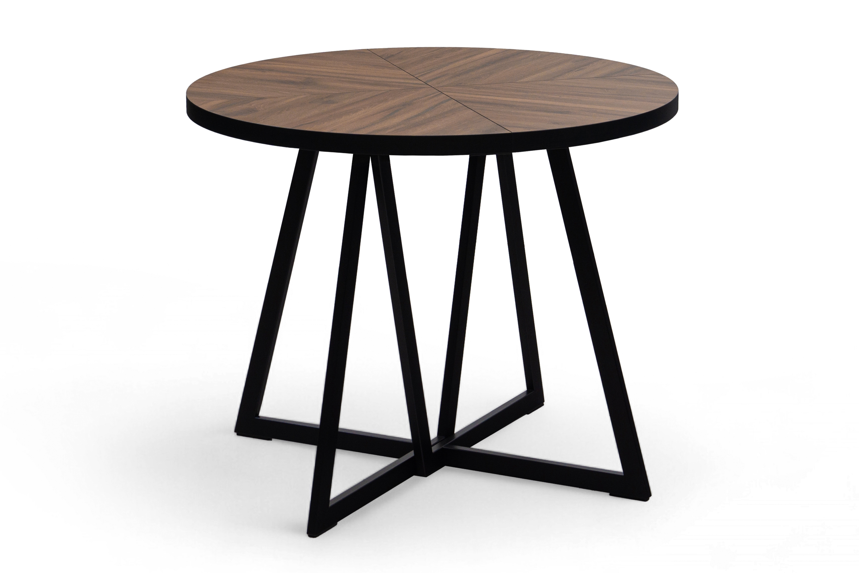 Rozkládací jídelní stůl Cedrus Rozeta 95-150 cm - dub estana / černá Stůl Cedrus 95 cm loftový rozkladany - dub estana