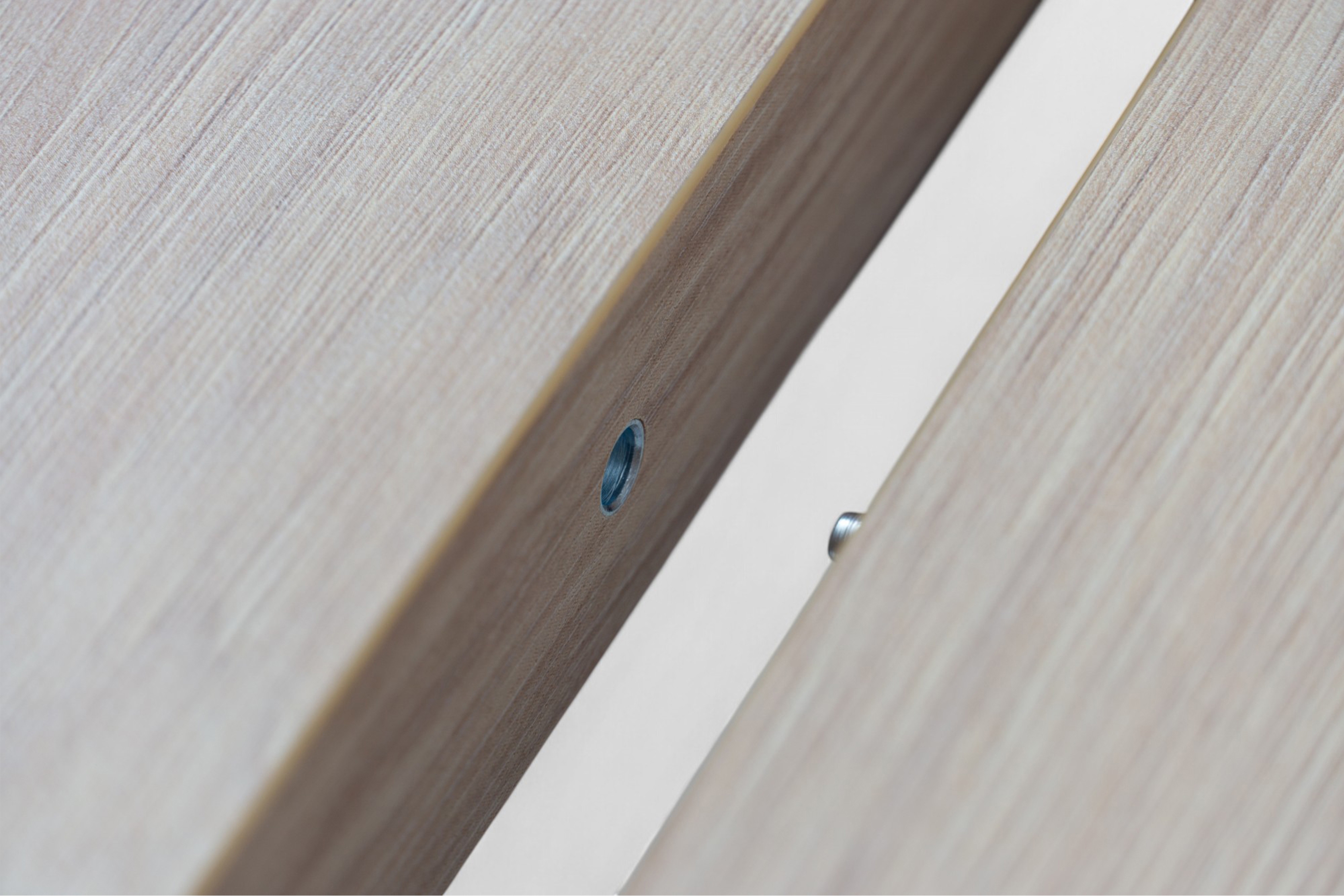 Rozkládací jídelní stůl Cedrus Linear 95-150 cm - dub hikora / černá Stůl Cedrus 95 cm loftový rozkladany - dub hikora