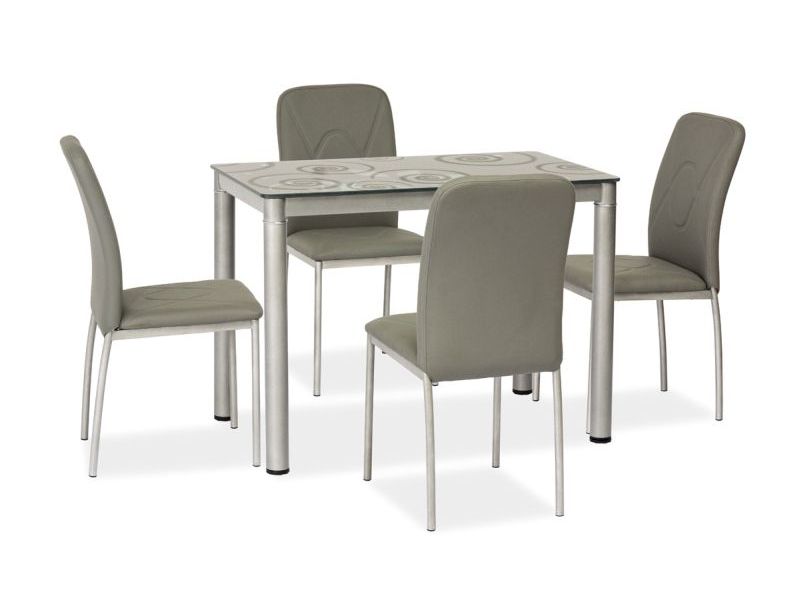 Stôl DAMAR šedý 80X60  Stôl damar šedý 80x60