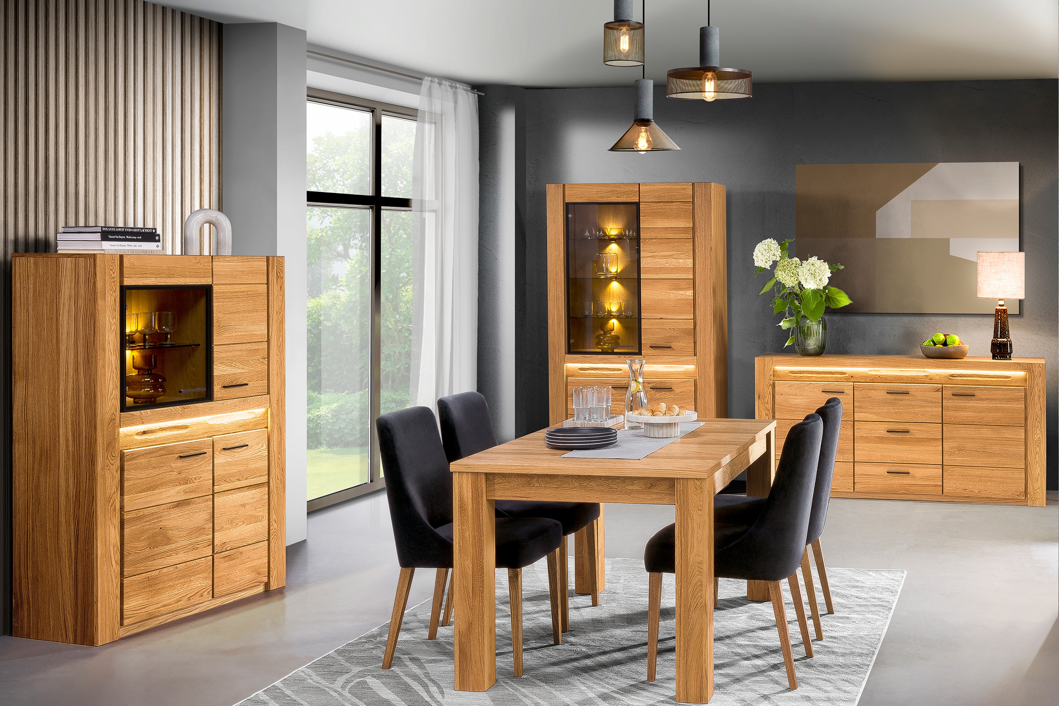 Rozkládací jídelní stůl Velvet 40 160-250x90 cm - přírodní Stůl do jídelny Velvet 40 rozkládací - 160-250x90 cm - dub natura