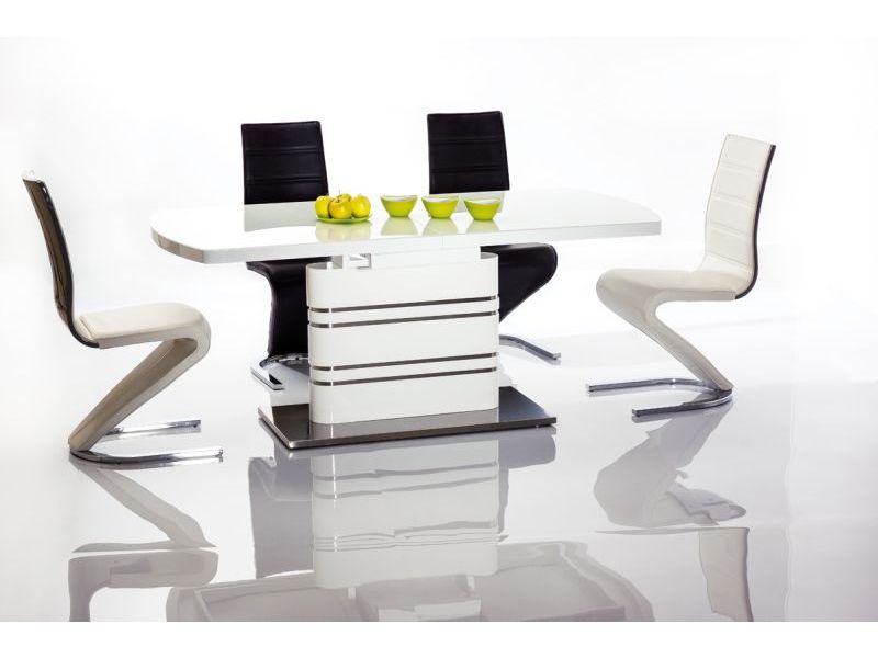 Stůl rozkládací Gucci 180(240)X90 - Bílý lak Stůl gucci bílý 180(240)x90