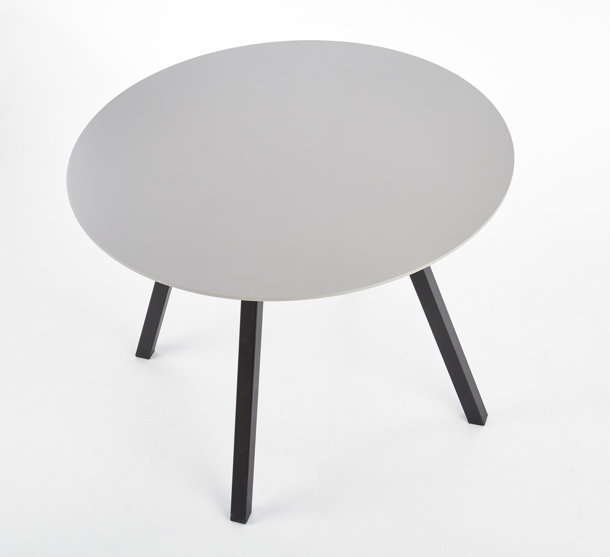 stôl okrúhly Balrog - svetlý popol / Čierny Stôl okrúhly balrog - svetlý popol / Čierny