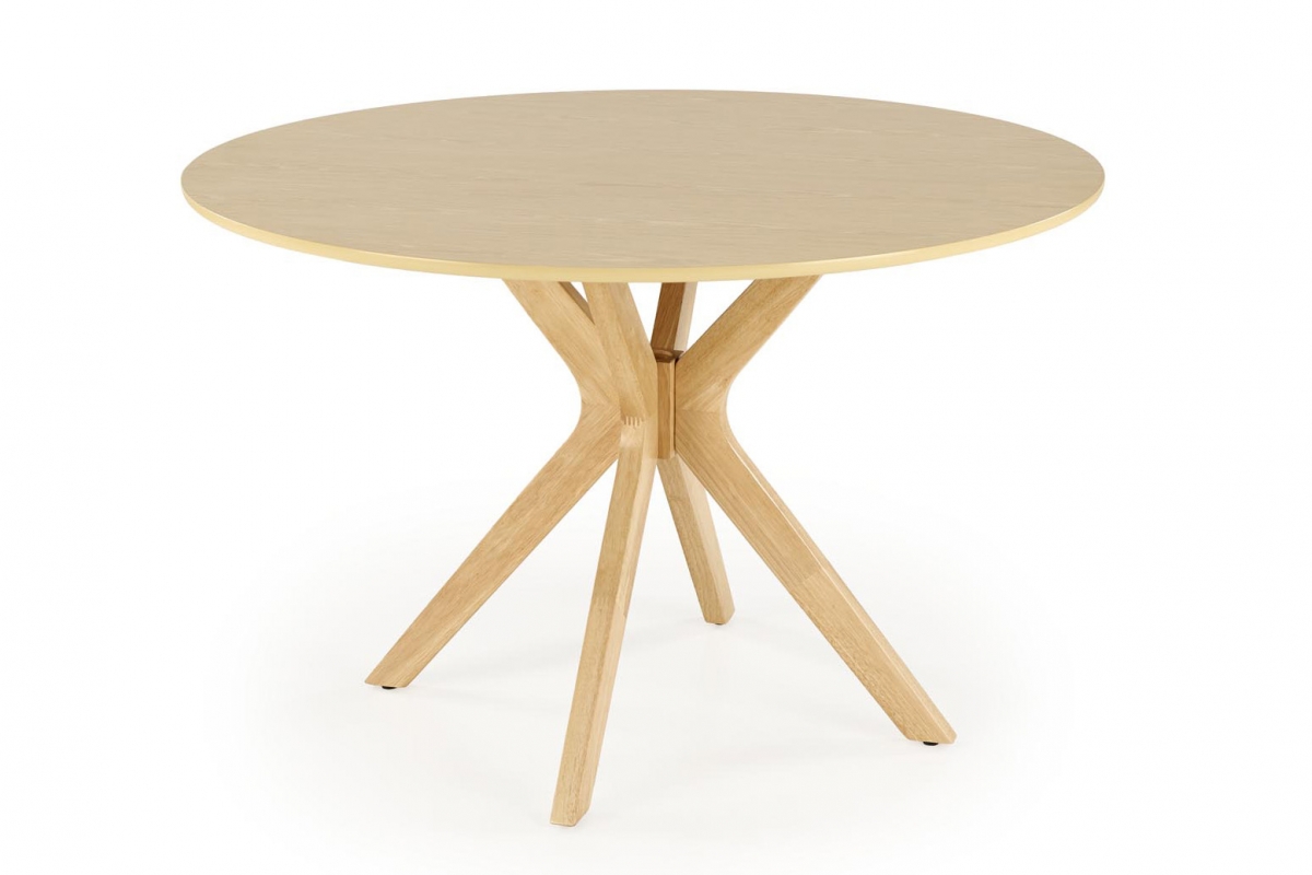 Okrúhly stôl Lorano - 120 cm - prírodný dub stôl okragly Nicolas 120 cm - Dub prírodné