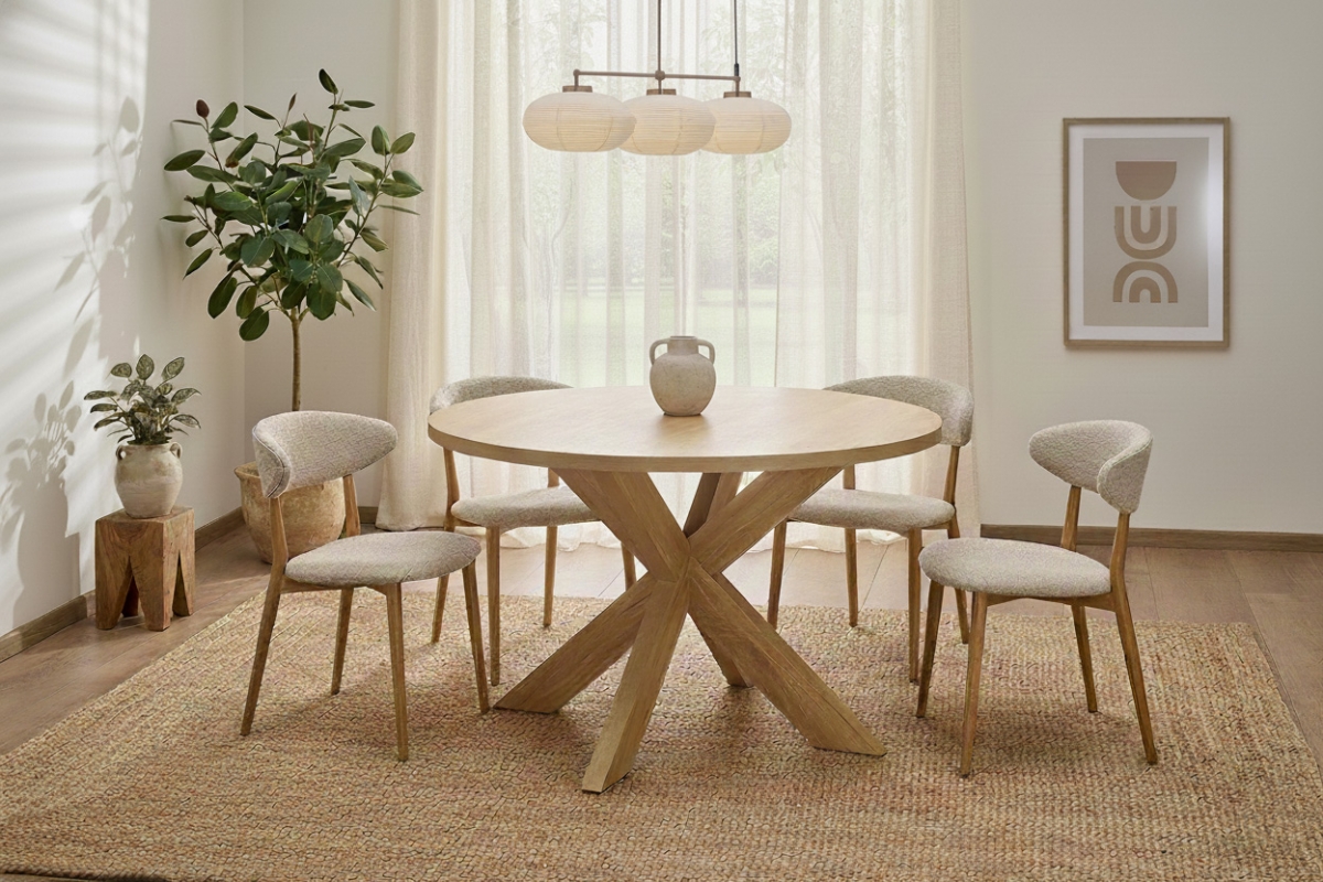 Okrúhly stôl Orleno 120x75 cm - prírodný dub Stôl okragly Orleno 120x75 cm - Dub prírodné