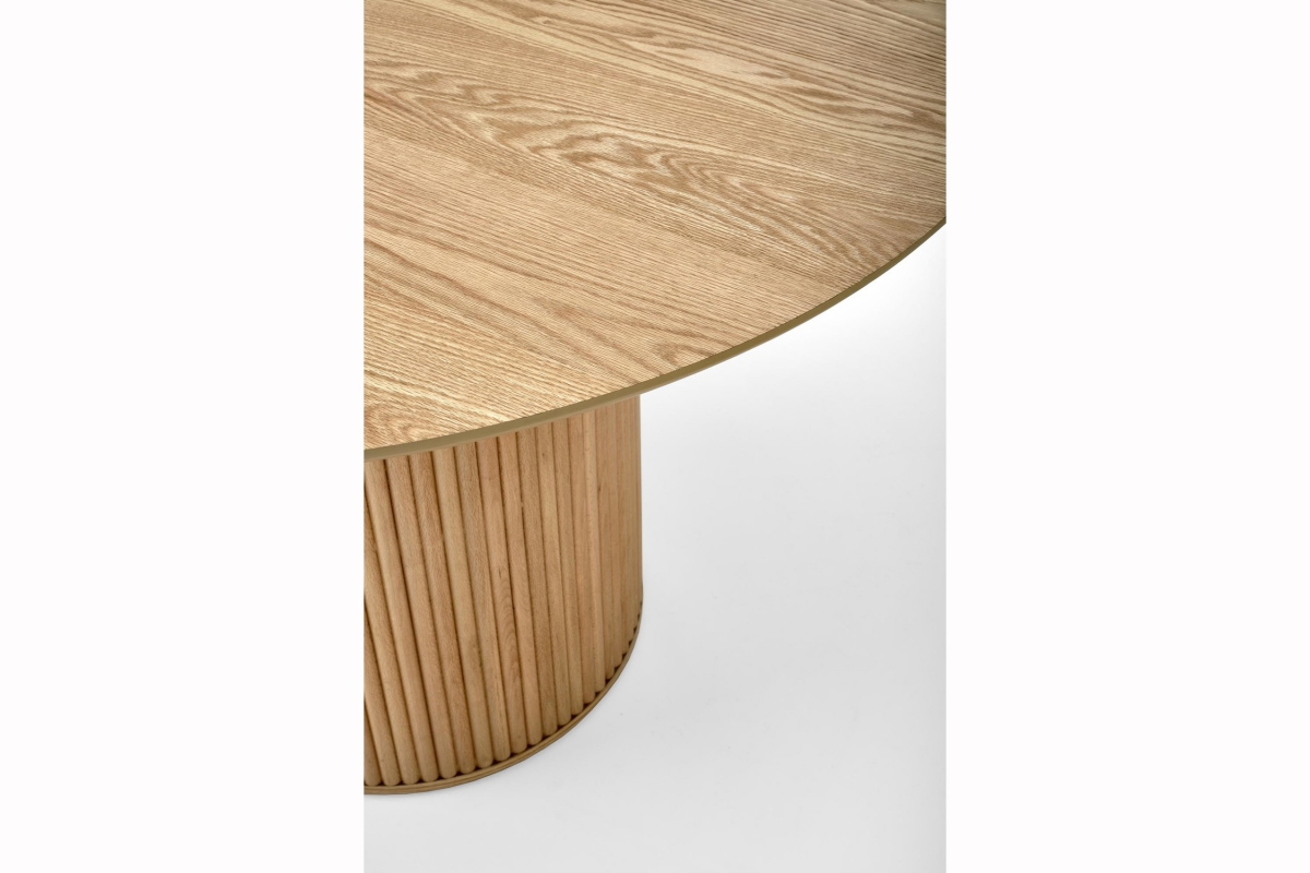 Kulatý stůl Rodlin 120 cm - přírodní dub Stůl okragly Rodlin 120 cm - dub přírodní