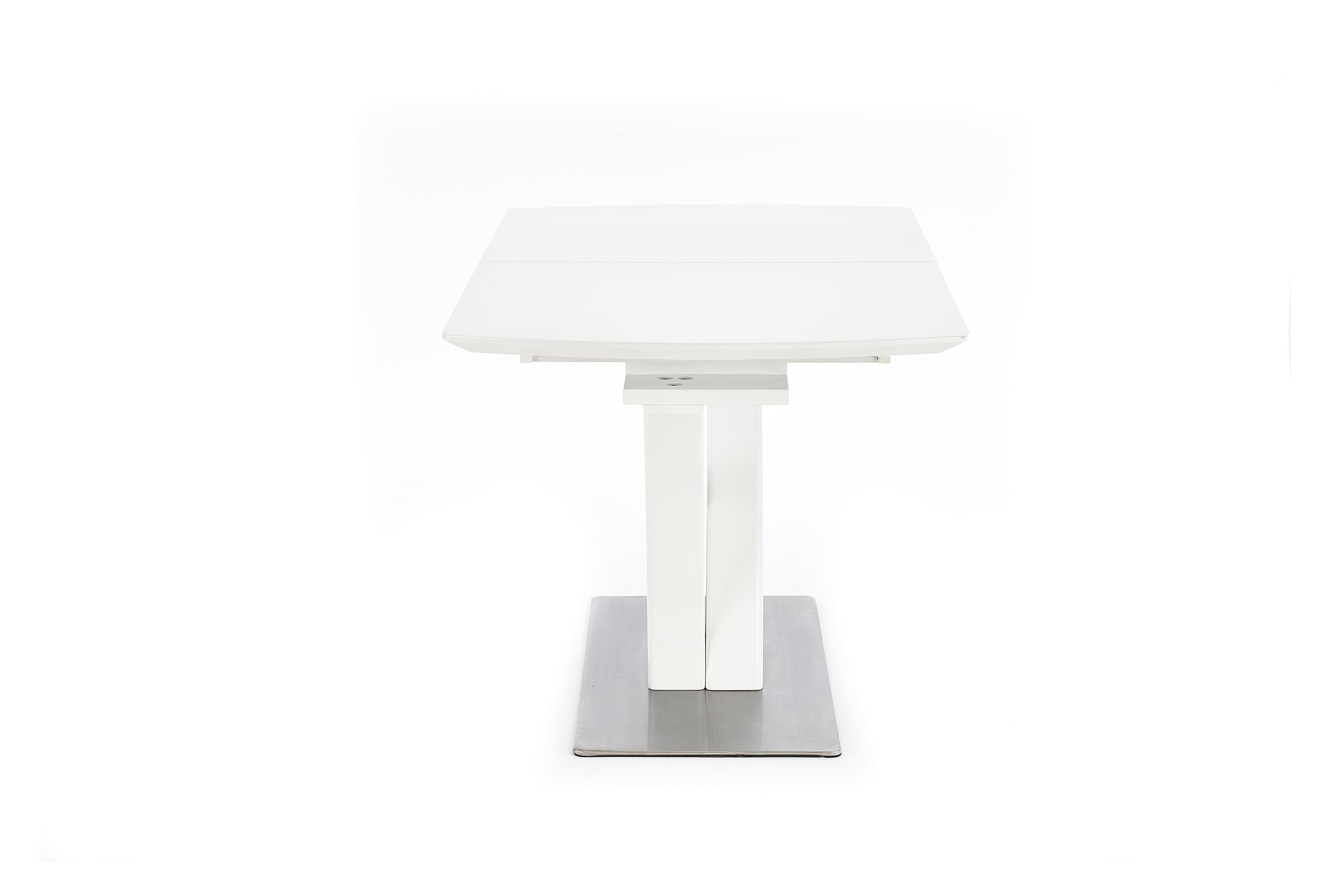 Rozkladací jedálenský stôl Palermo 140-180x80 cm - biely mat Stôl palermo - biely mat