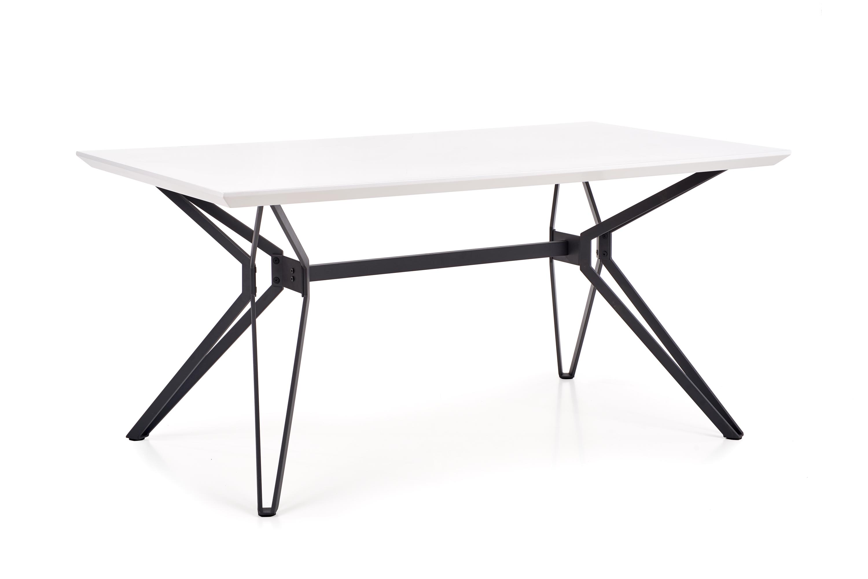 stôl Pascal - biela / Čierny Stôl pascal - biela / Čierny