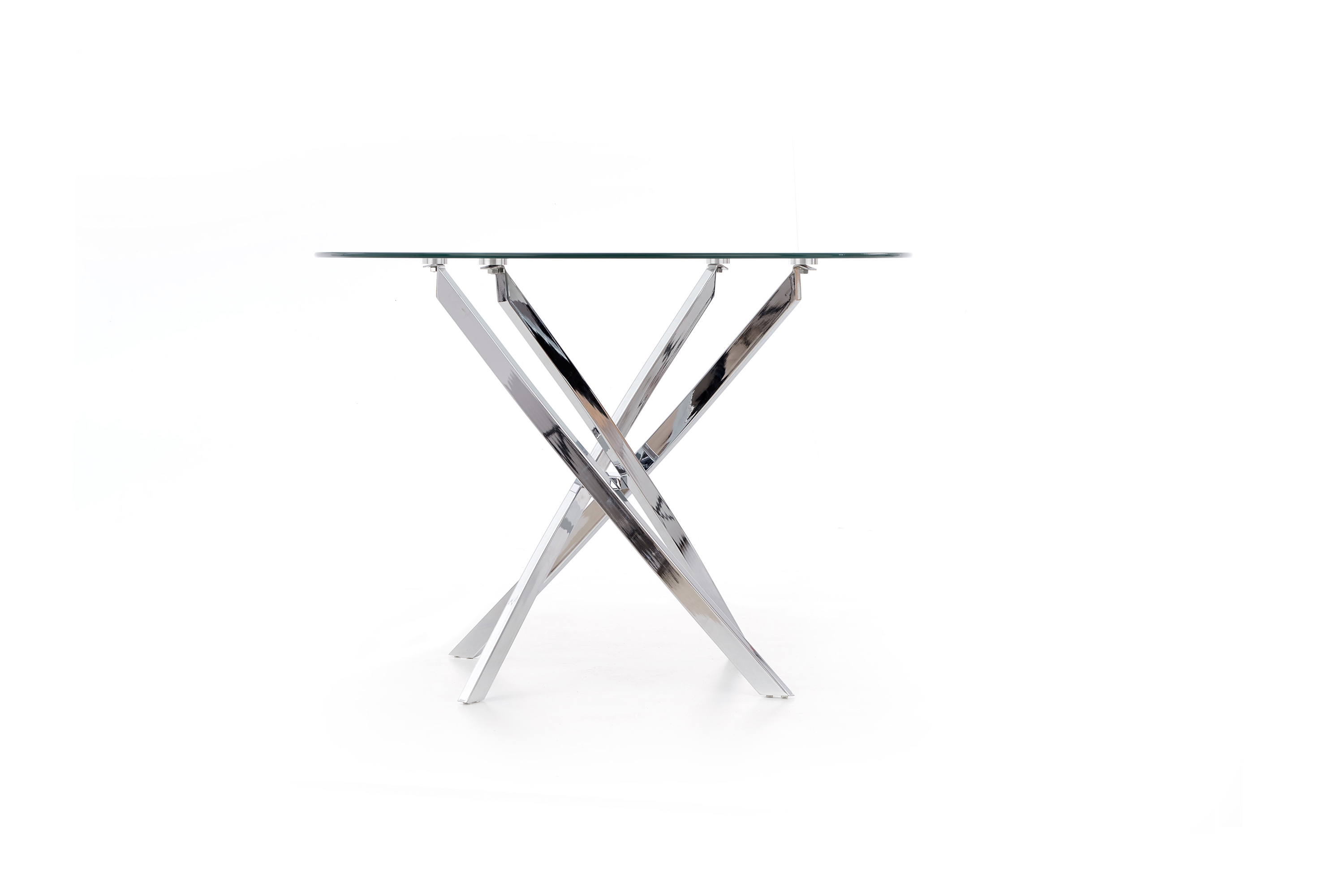 stôl Raymond - bezfarebná / Chróm Stôl raymond - bezfarebná / Chrom