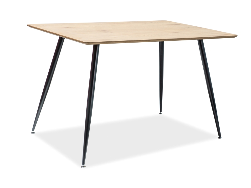 Stôl REMUS dub/Čierny rám 120X80  Stôl remus dub/Čierny rám 120x80