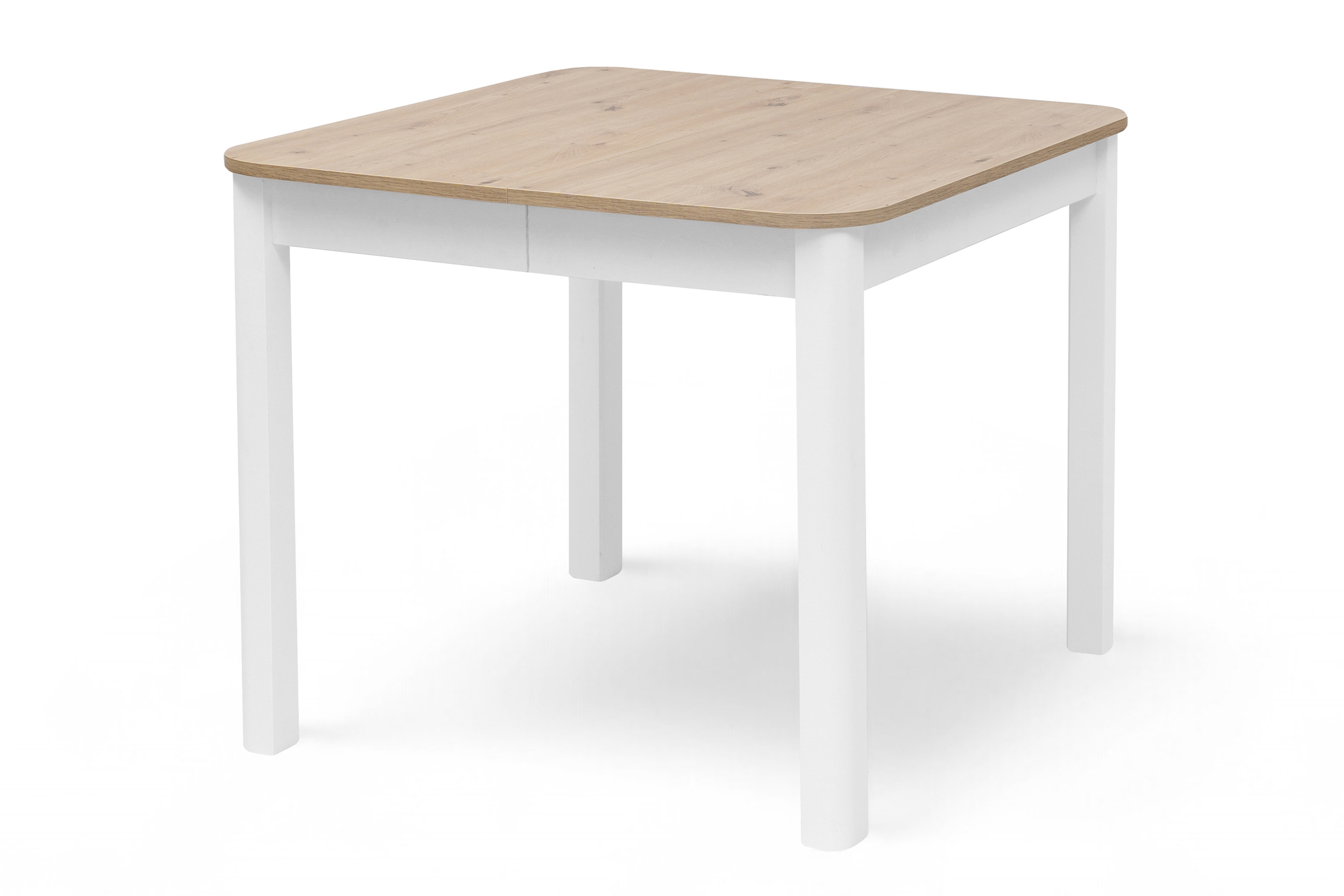 Rozkladací stôl Biatro 90 -130x90 cm - dub artisan / biela Stôl rozkladany Biatro 90-130x90 cm - Dub artisan / Biely