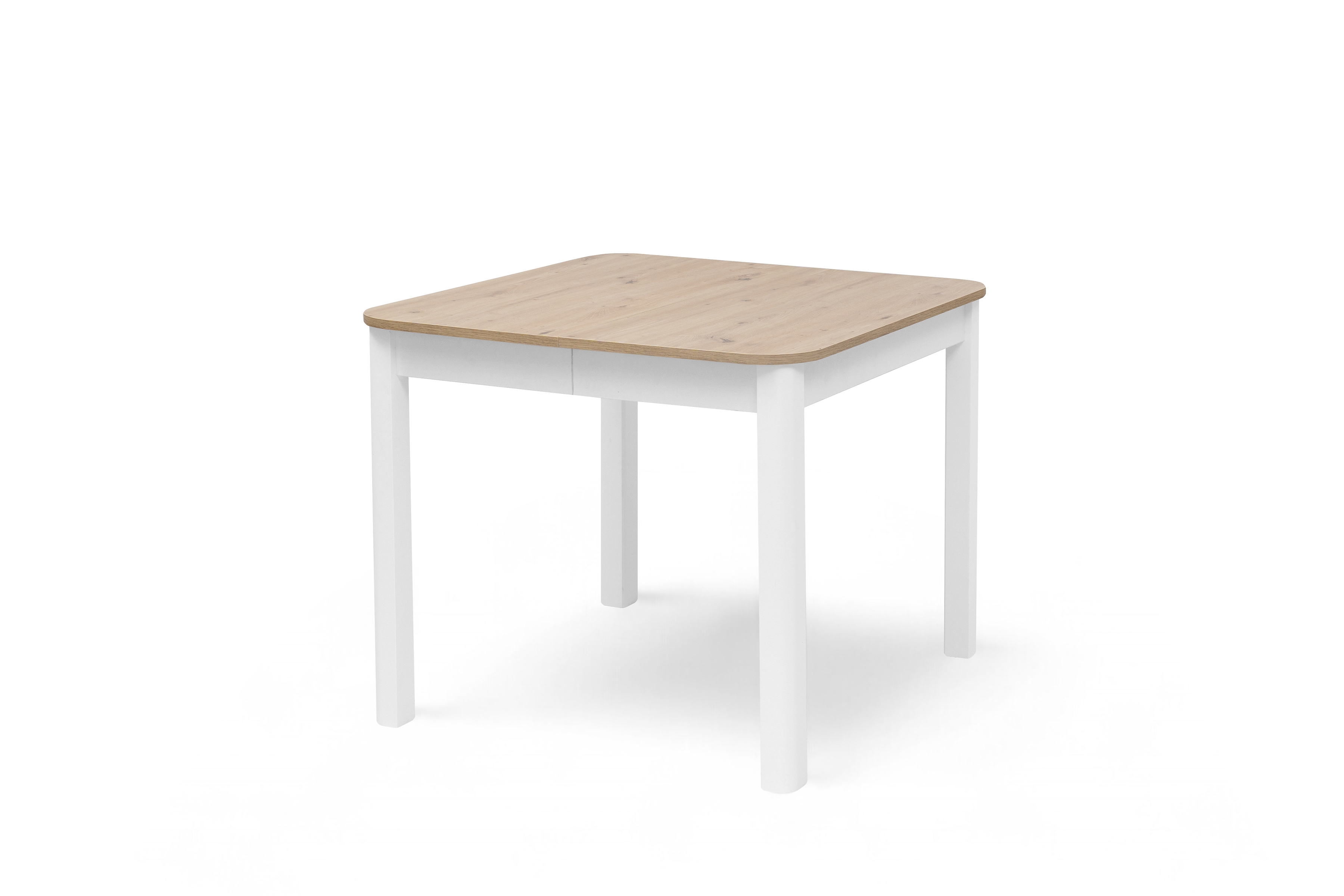 Rozkladací stôl Biatro 90 -130x90 cm - dub artisan / biela Stôl rozkladany Biatro 90-130x90 cm - Dub artisan / Biely