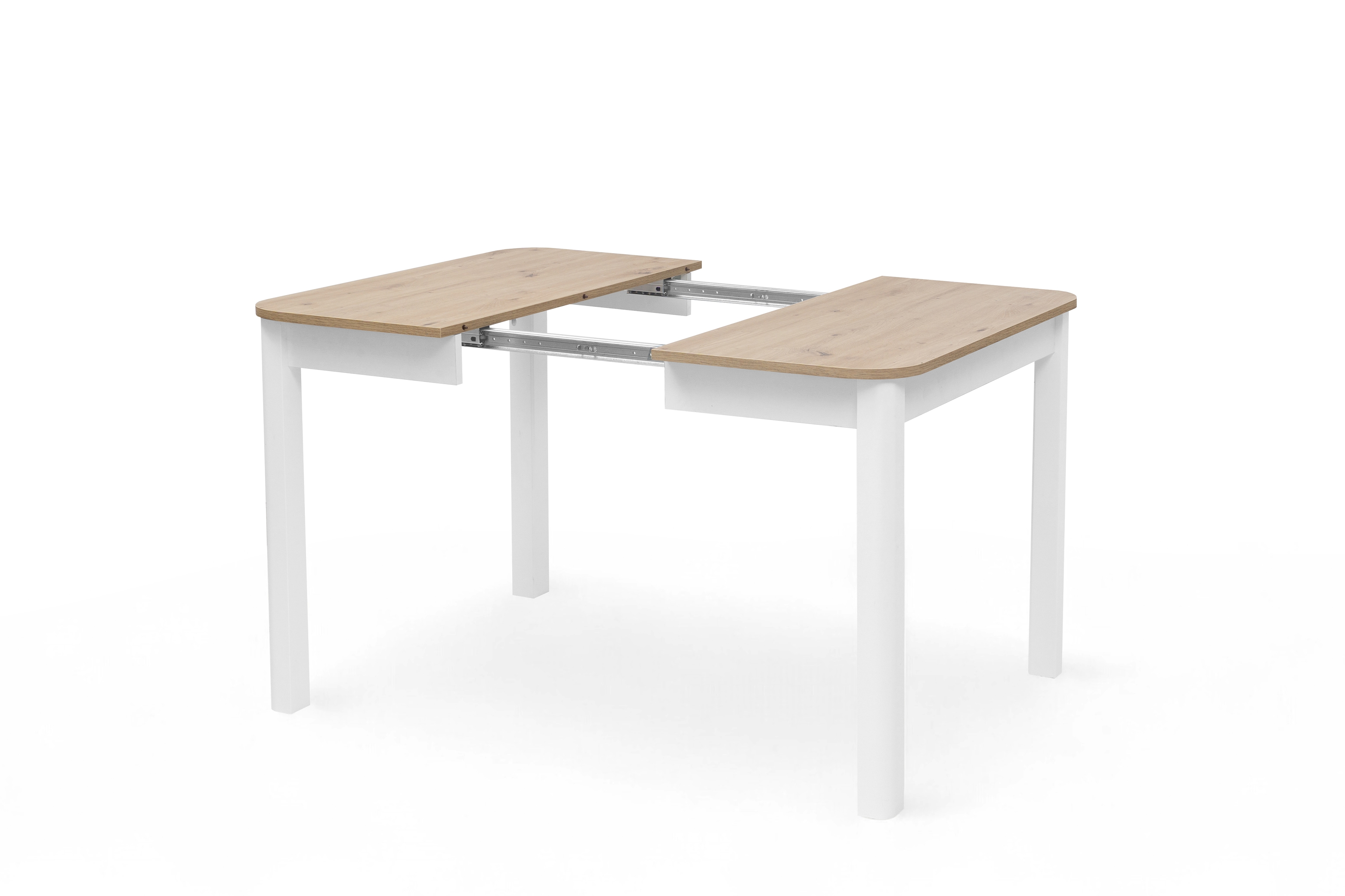 Rozkladací stôl Biatro 90 -130x90 cm - dub artisan / biela Stôl rozkladany Biatro 90-130x90 cm - Dub artisan / Biely