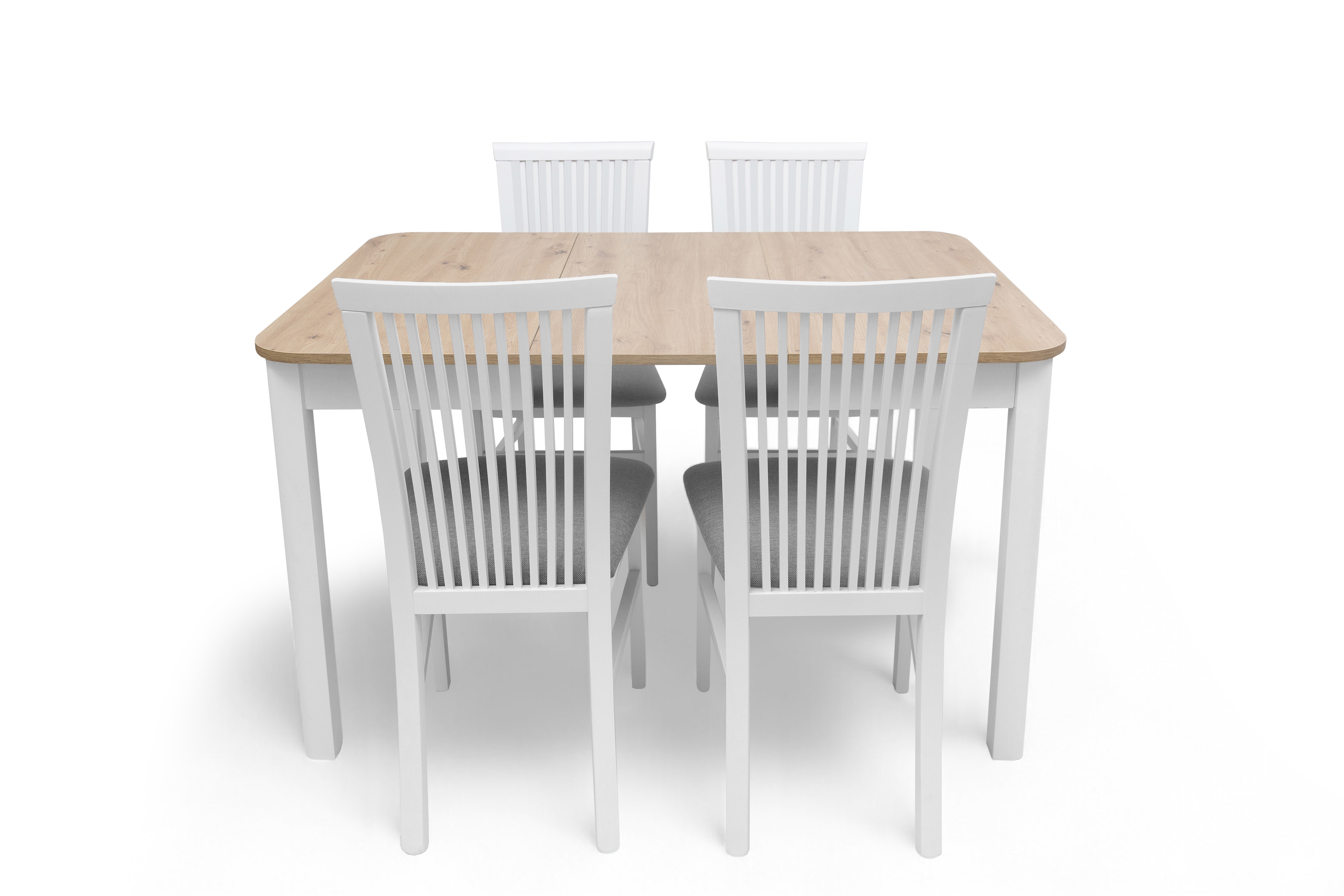 Rozkladací stôl Biatro 90 -130x90 cm - dub artisan / biela Stôl rozkladany Biatro 90-130x90 cm - Dub artisan / Biely