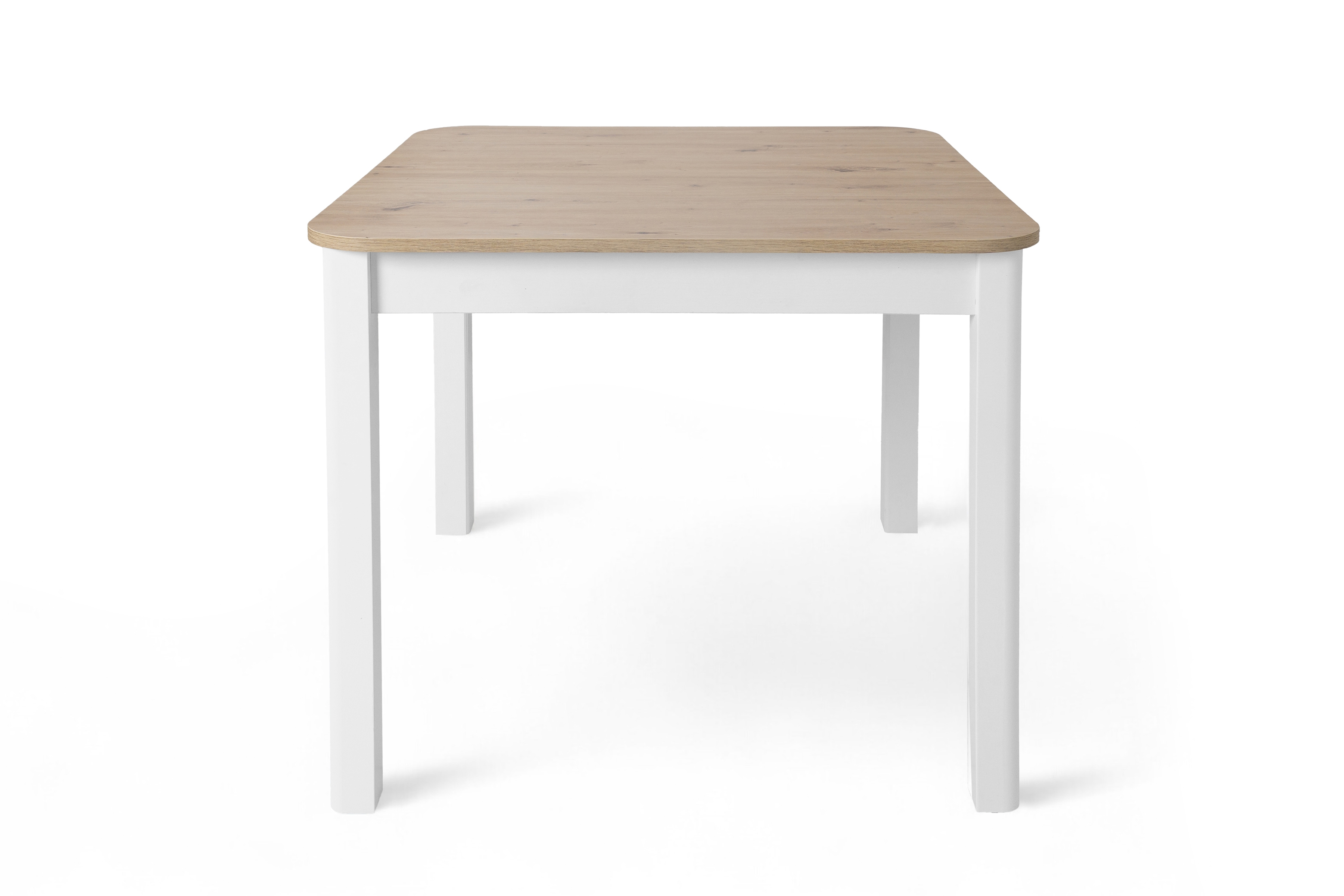 Rozkladací stôl Biatro 90 -130x90 cm - dub artisan / biela Stôl rozkladany Biatro 90-130x90 cm - Dub artisan / Biely