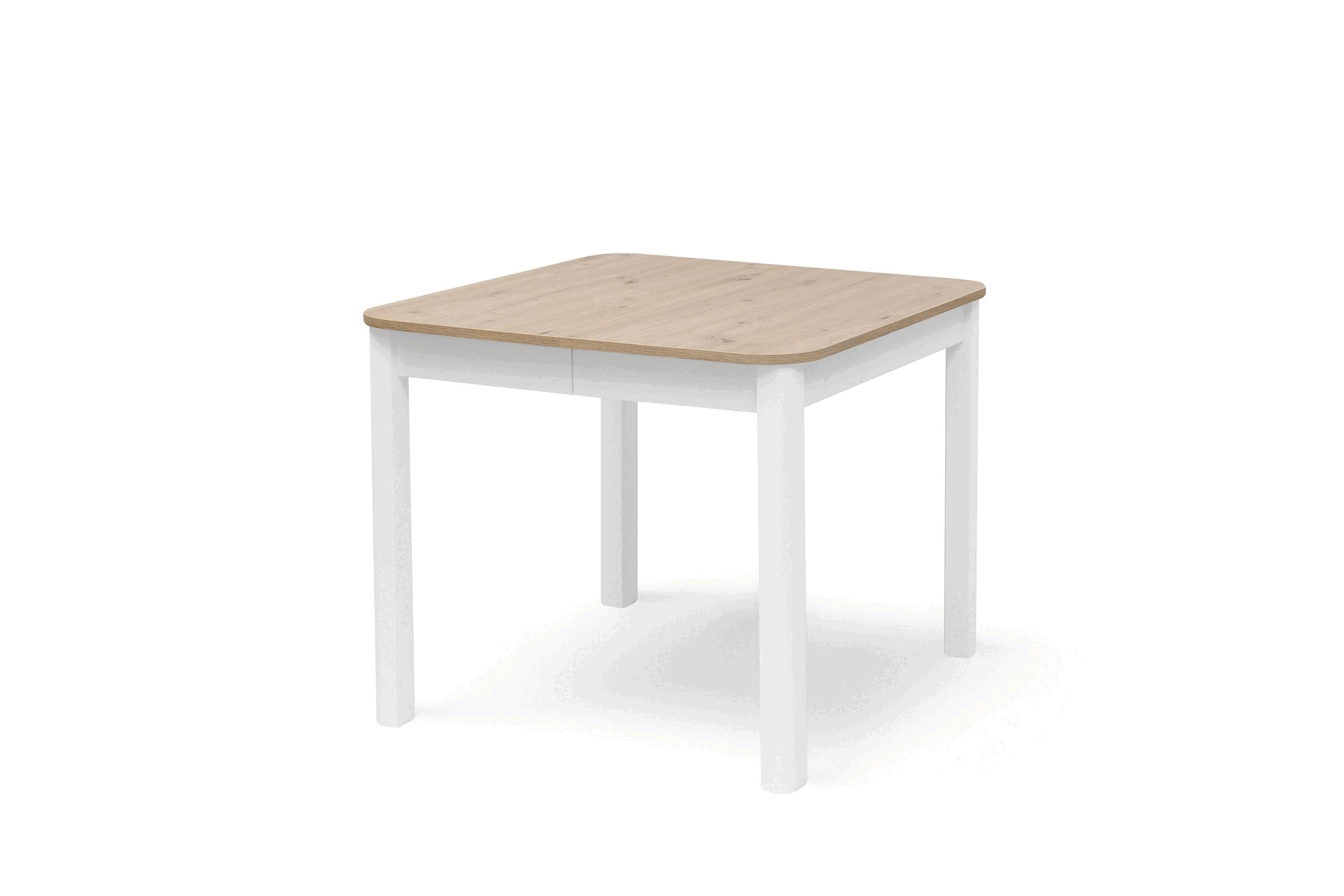 Rozkladací stôl Biatro 90 -130x90 cm - dub artisan / biela Stôl rozkladany Biatro 90-130x90 cm - Dub artisan / Biely