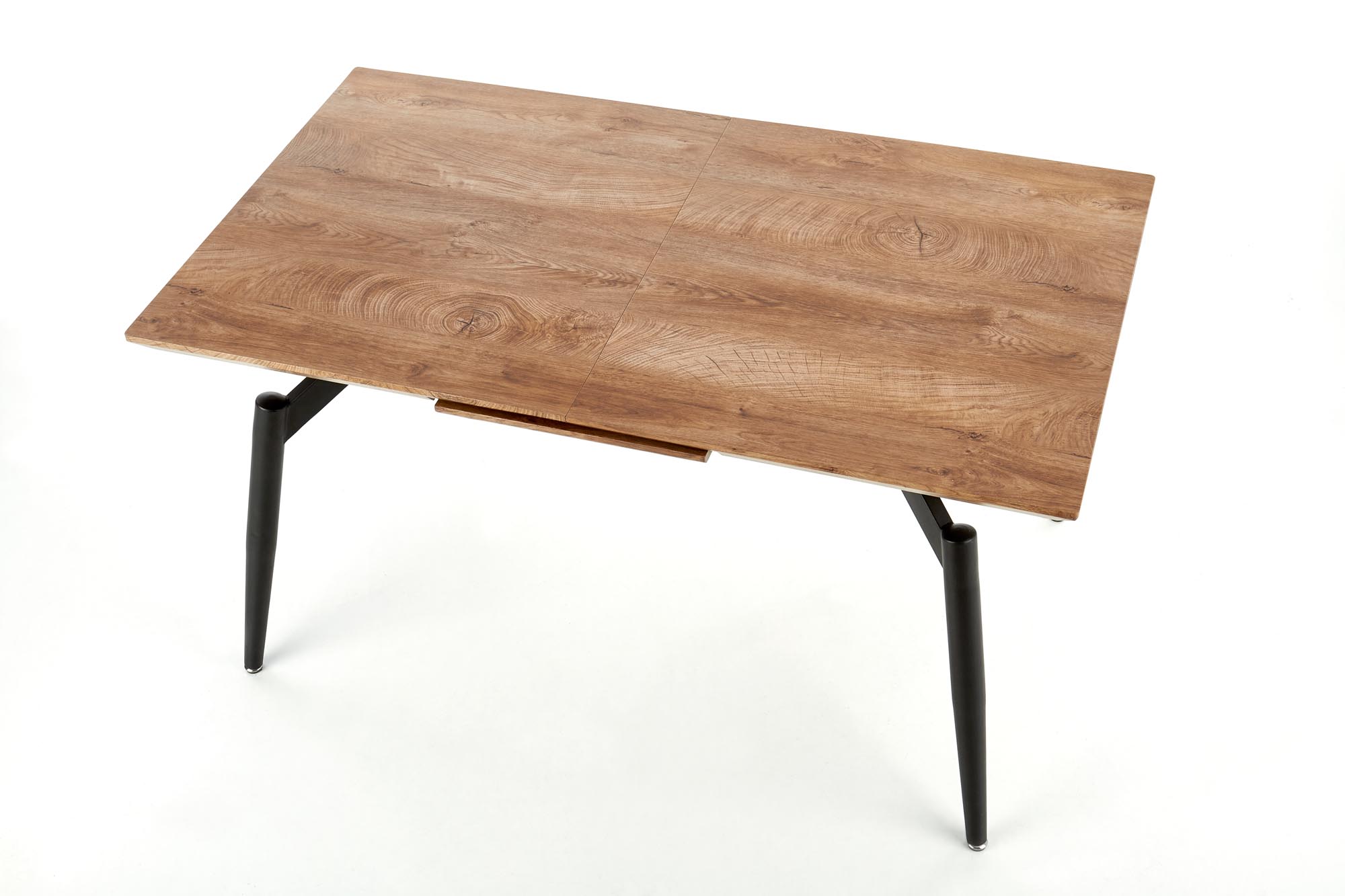 Masă pliabilă Cambell 140- 180 cm - natur/negru stůl rozkladany cambell přírodní/Černý