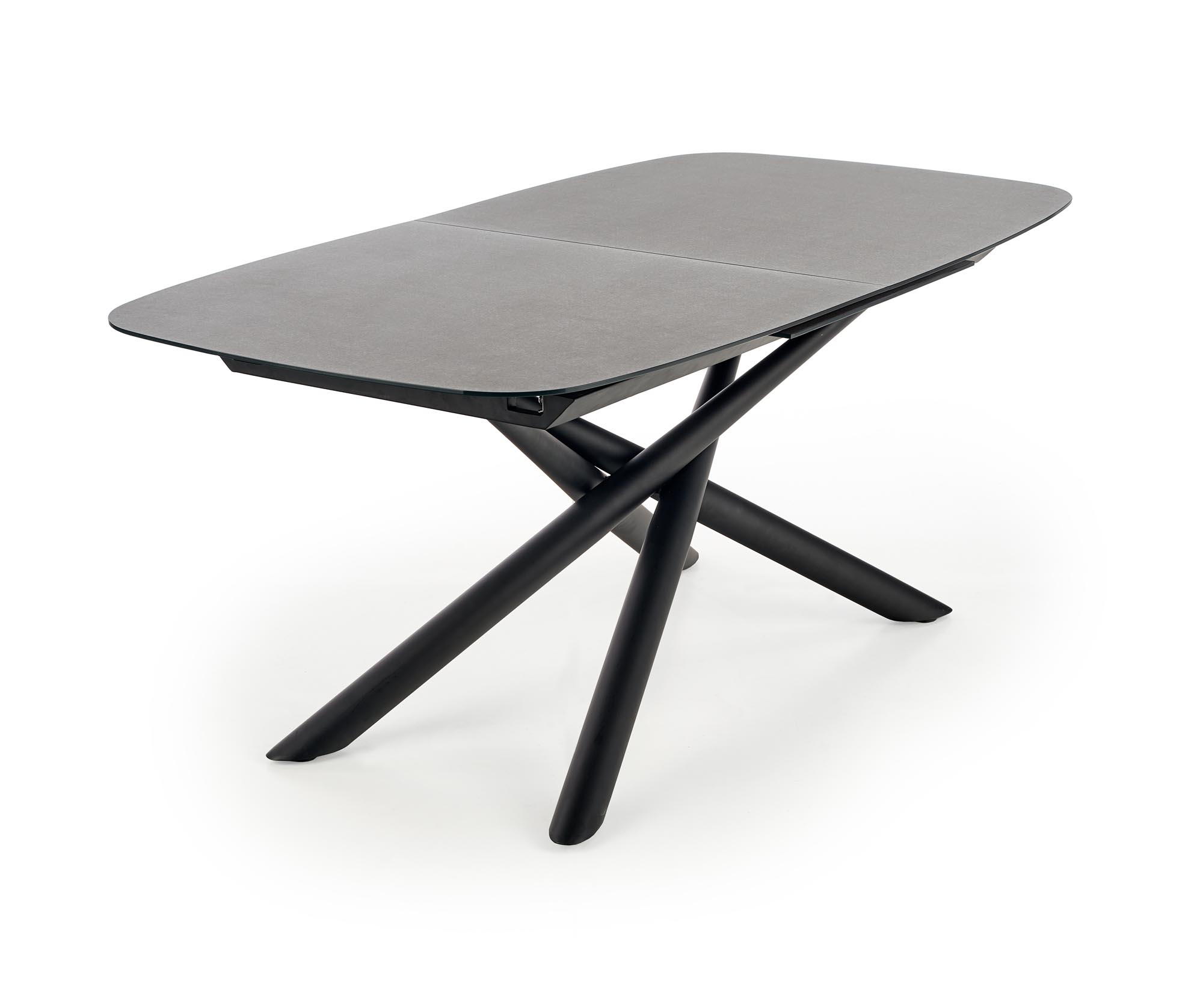 Stůl rozkládací Capello - tmavý popel / Černý stůl rozkládací capello - tmavý popel / Černý