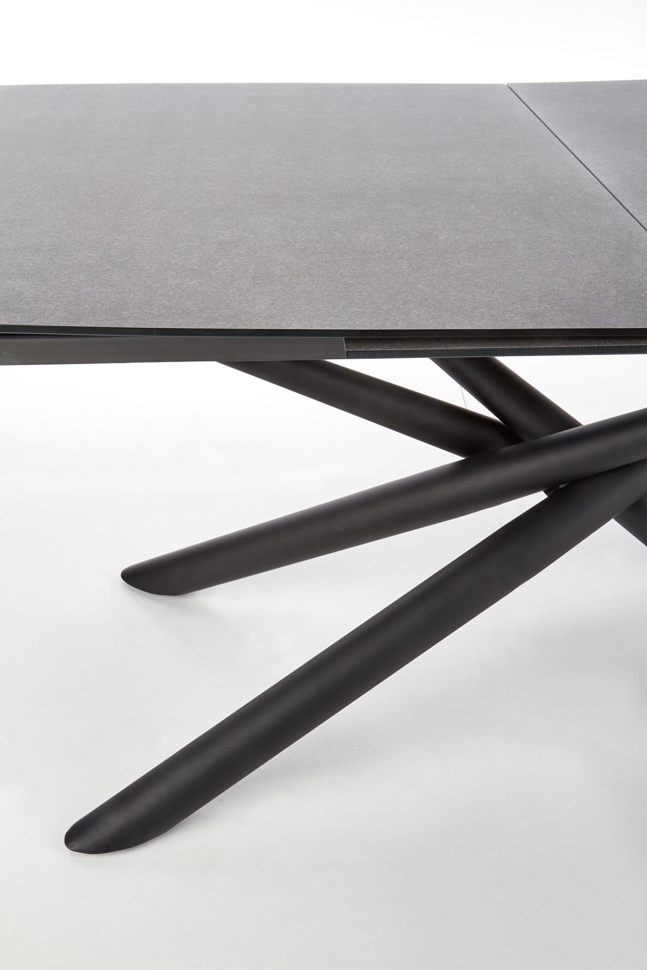 Capello összecsukható asztal - sötét hamu / fekete stůl rozkladany capello - tmavý popel / Fekete