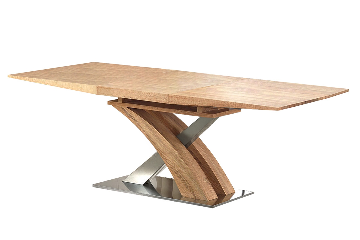 Rozkladací jedálenský stôl Sandor 160-220x90 cm - dub zlatý stôl rozkladany Emoni 160-220x90 cm - Dub zlaté