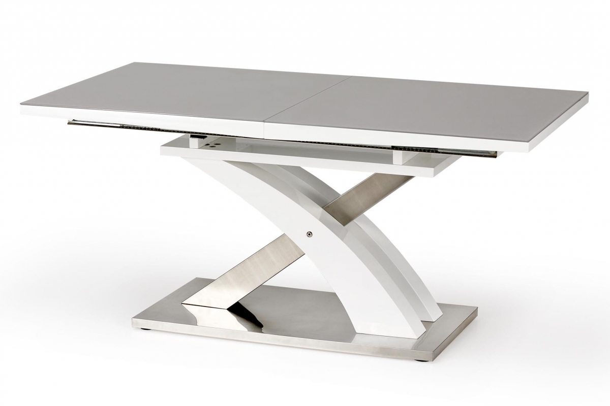 Rozkladací jedálenský stôl Sandor 2 - 160-220x90 cm - sivá stôl rozkladany Emoni 160-220x90 cm - popol