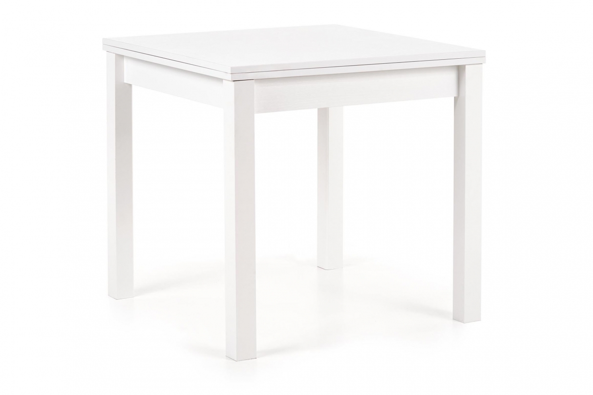 Rozkládací jídelní stůl Cyrjo 80-160x80 cm - bílý Stůl rozkladany Gracjan 80-160x 80 cm - bílá