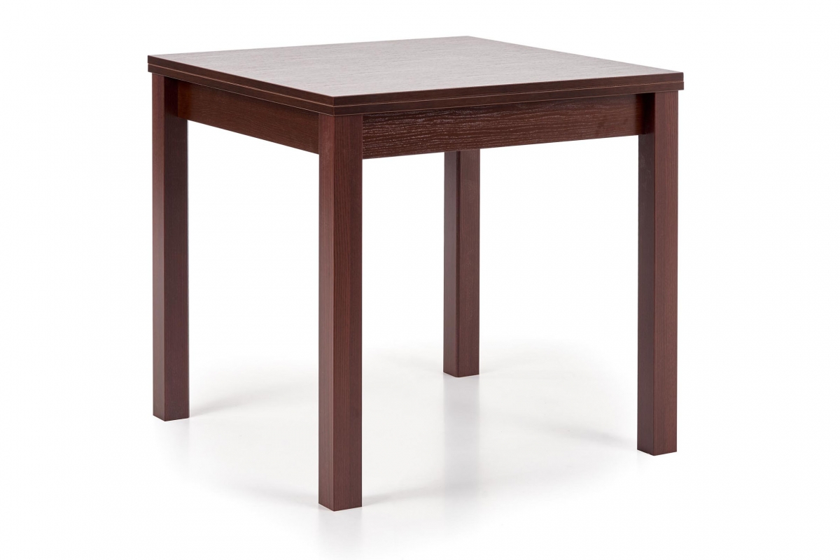 Rozkládací jídelní stůl Cyrjo 80-160x80 cm - tmavý ořech Stůl rozkladany Gracjan 80-160x80 cm - tmavý ořech