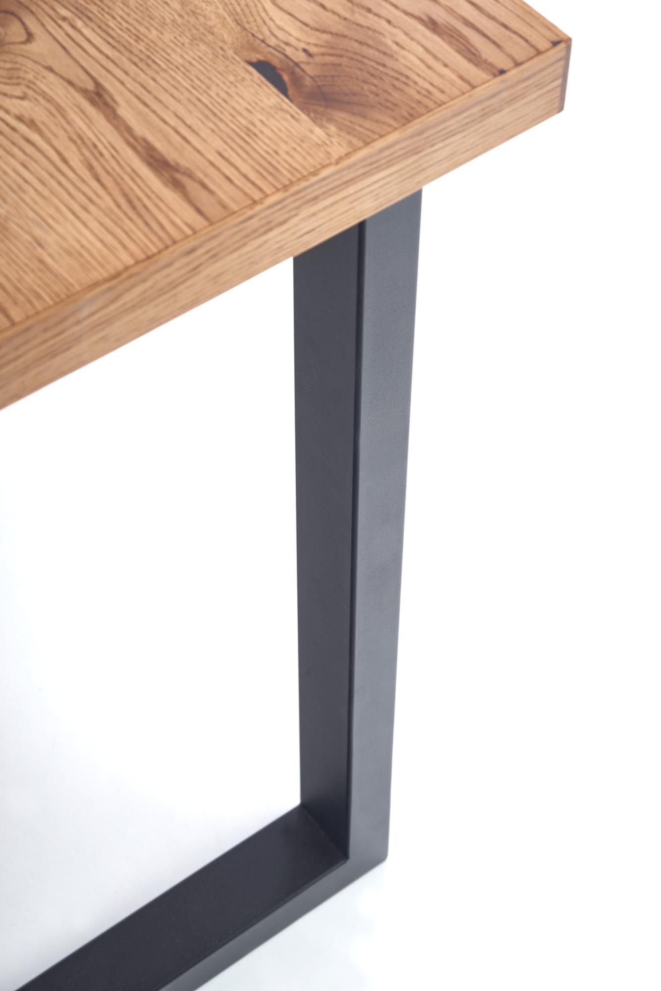 Horus összecsukható asztal - világos tölgy / fekete stůl rozkladany horus - světlý dub / Fekete