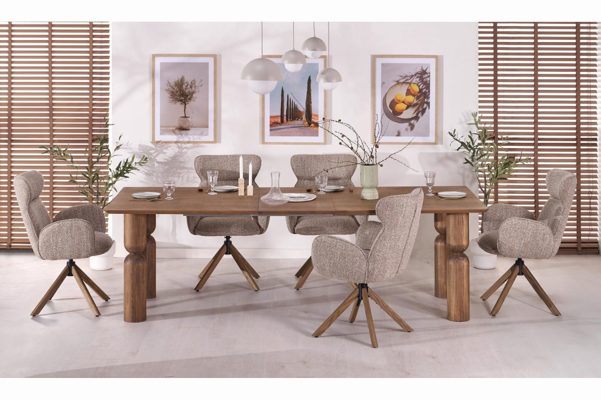 Rozkládací stůl Lavenor 200-300x101 cm - světlý ořech Stůl rozkladany Lavenor 200-300x101 cm - světlý ořech