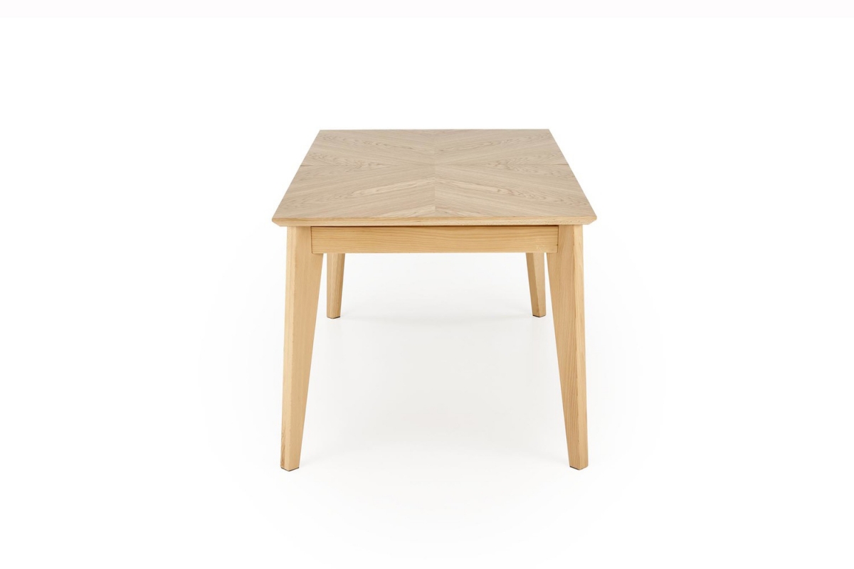 Rozkládací jídelní stůl Liroden 160-240x90 cm dřevěný - přírodní dub Stůl rozkladany Liroden 160-240x90 cm dřevo - dub přírodní