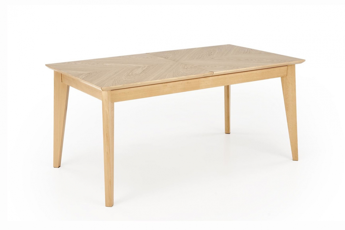 Rozkládací jídelní stůl Liroden 160-240x90 cm dřevěný - přírodní dub Stůl rozkladany Liroden 160-240x90 cm dřevo - dub přírodní