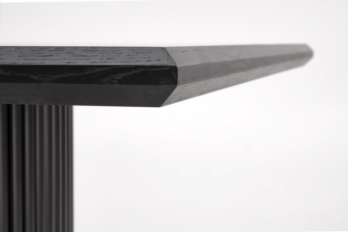 Stôl rozkladany Lorero 160-250x90 cm - Dub prírodné / Čierny Stôl rozkladany Lorero 160-250x90 cm - Dub prírodné / Čierny