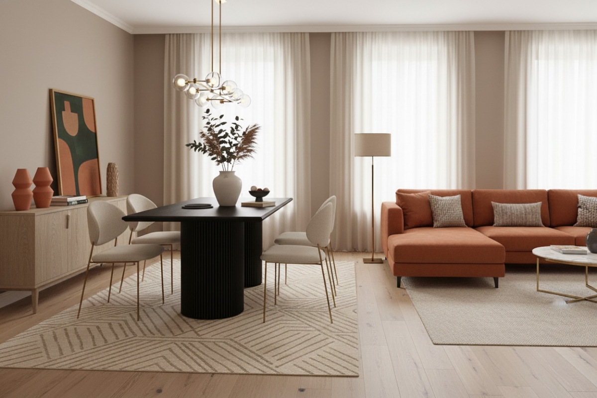 Stôl rozkladany Lorero 160-250x90 cm - Dub prírodné / Čierny Stôl rozkladany Lorero 160-250x90 cm - Dub prírodné / Čierny