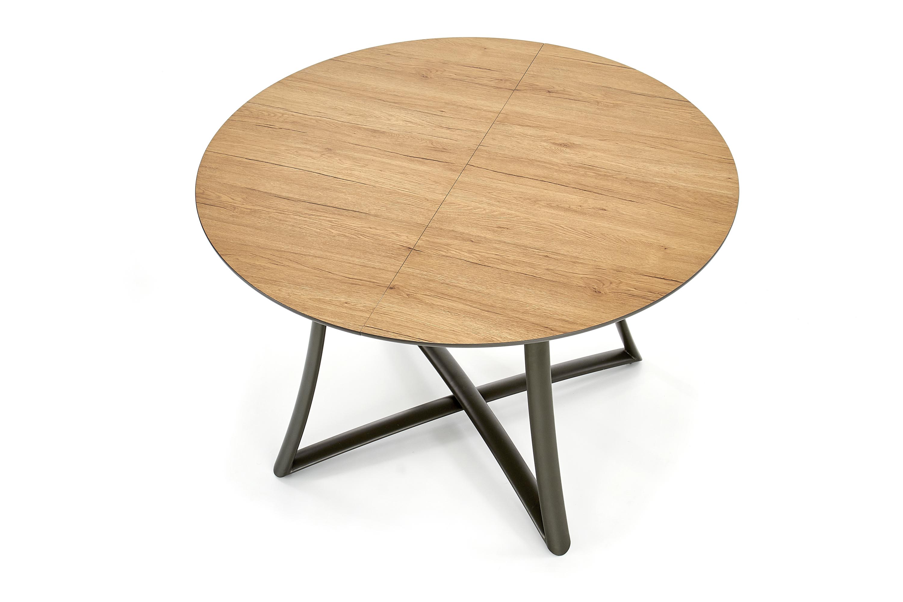 stôl rozkládací Moretti - Dub prírodné / Popolový, Nohy - Antracytová Stôl rozkladany moretti - Dub prírodné / Popolový, Nohy - Antracytová