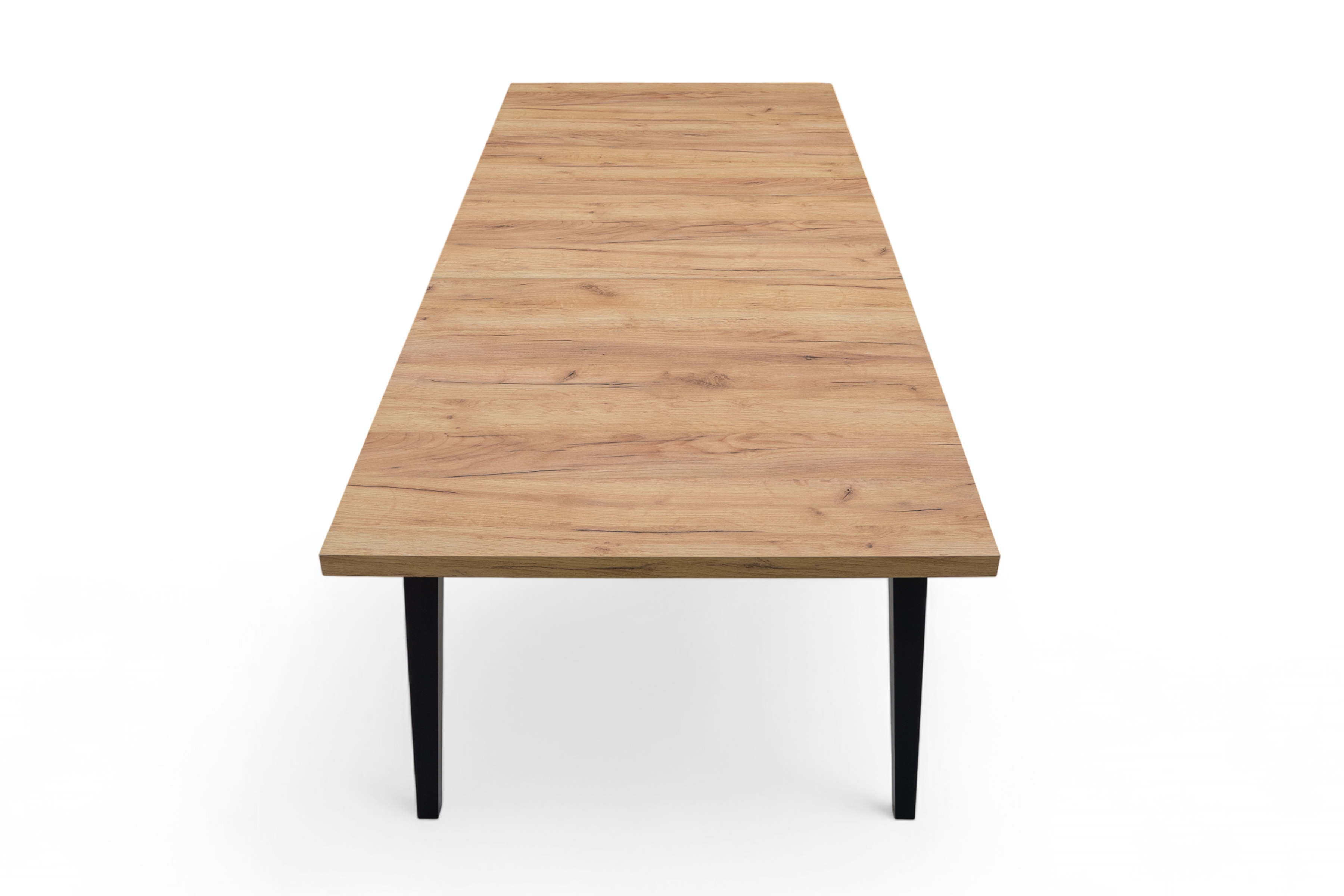 Rozkládací jídelní stůl Paris - 120-160x80 cm - dub craft / černé nohy Stůl rozkladany Paris 120-160x80 cm - dub craft / černé nožičky